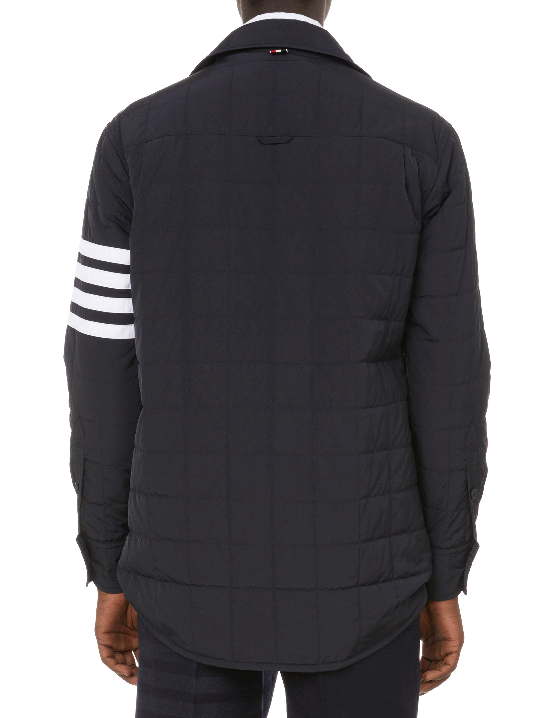 Quilted jacket THOM BROWNE Blue