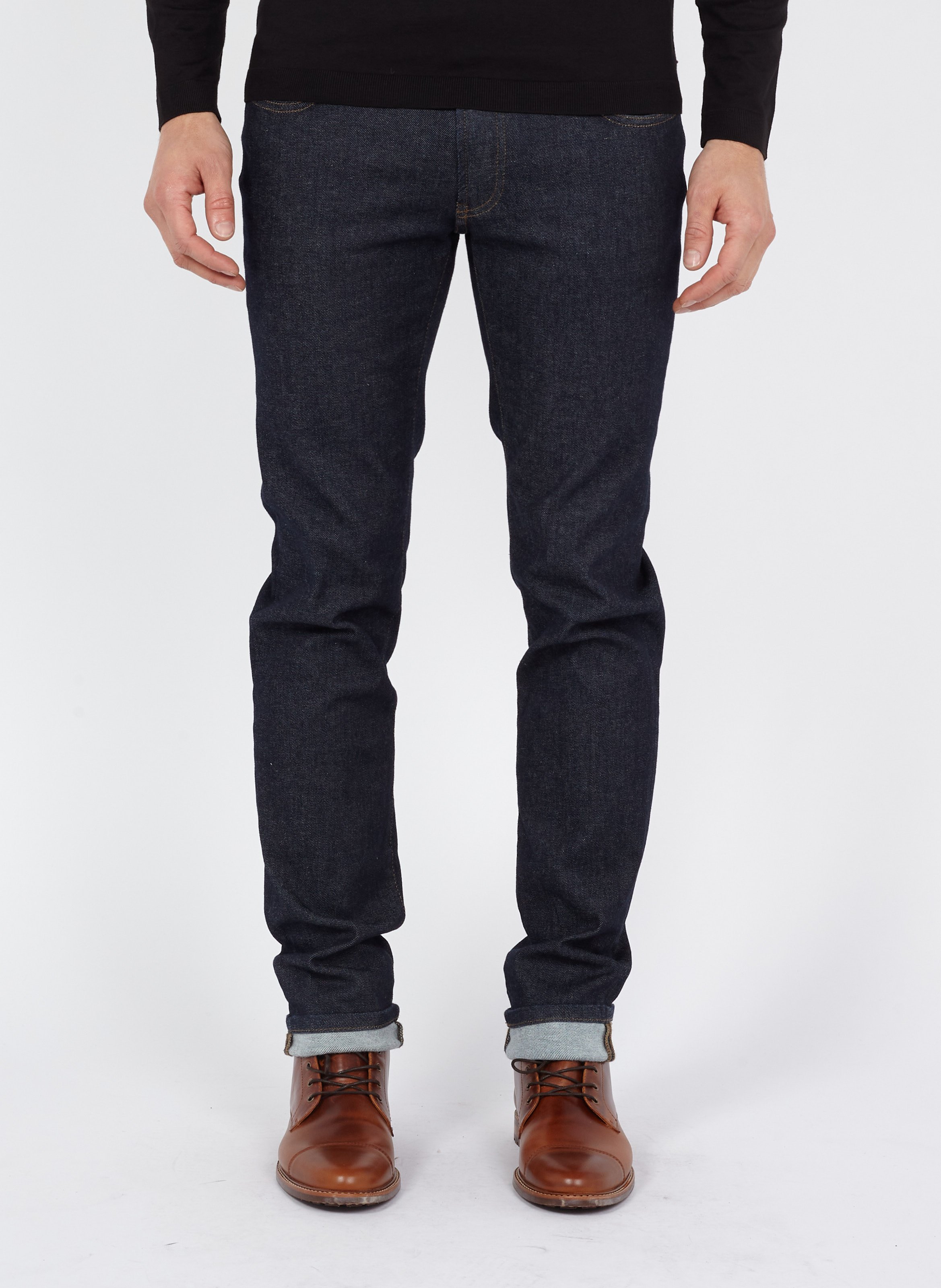 Jean slim en coton mélangé ziggy IKKS Bleu