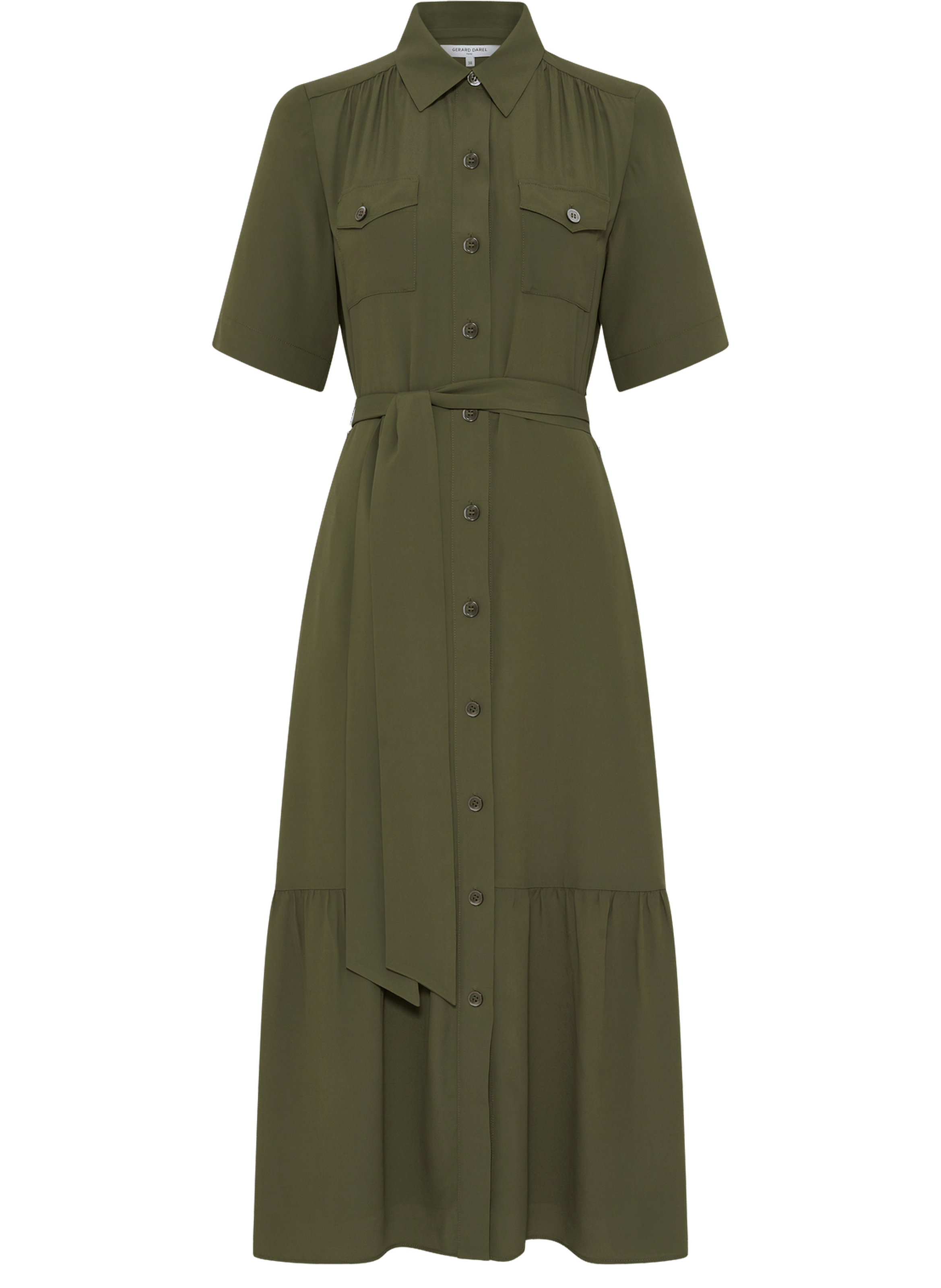 Robe chemise longue - raina GERARD DAREL Kaki