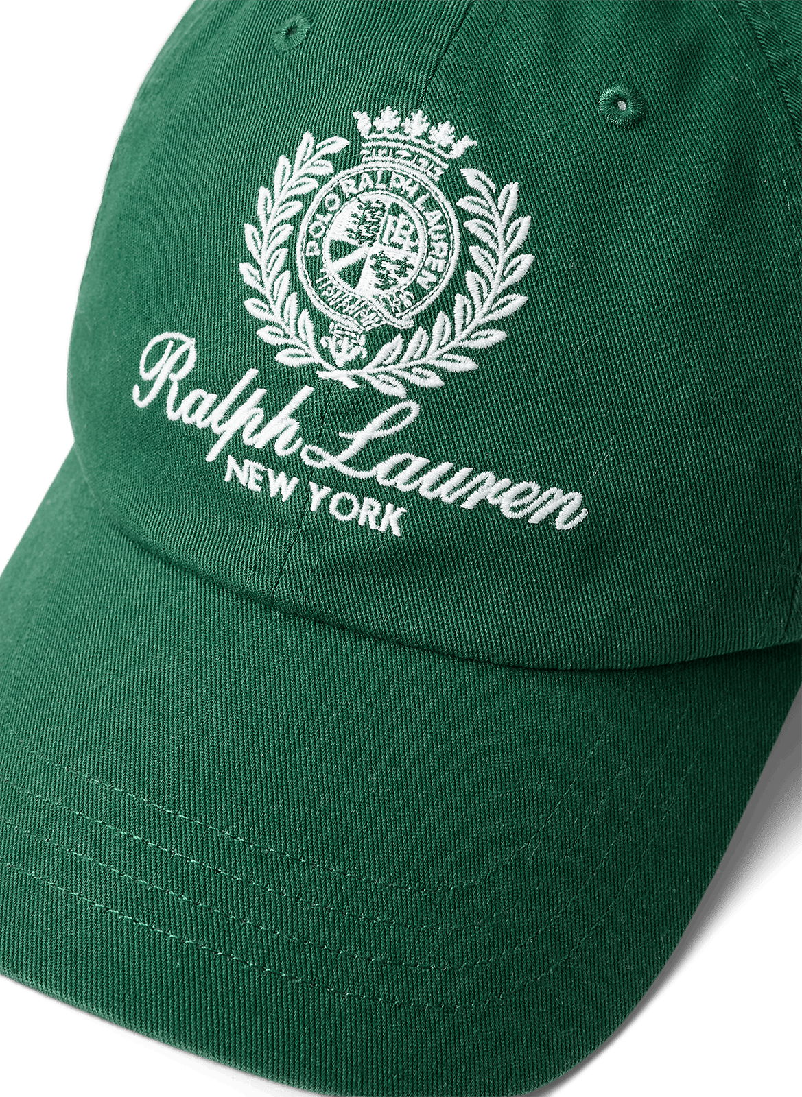 Embroidered cotton baseball cap POLO RALPH LAUREN Green