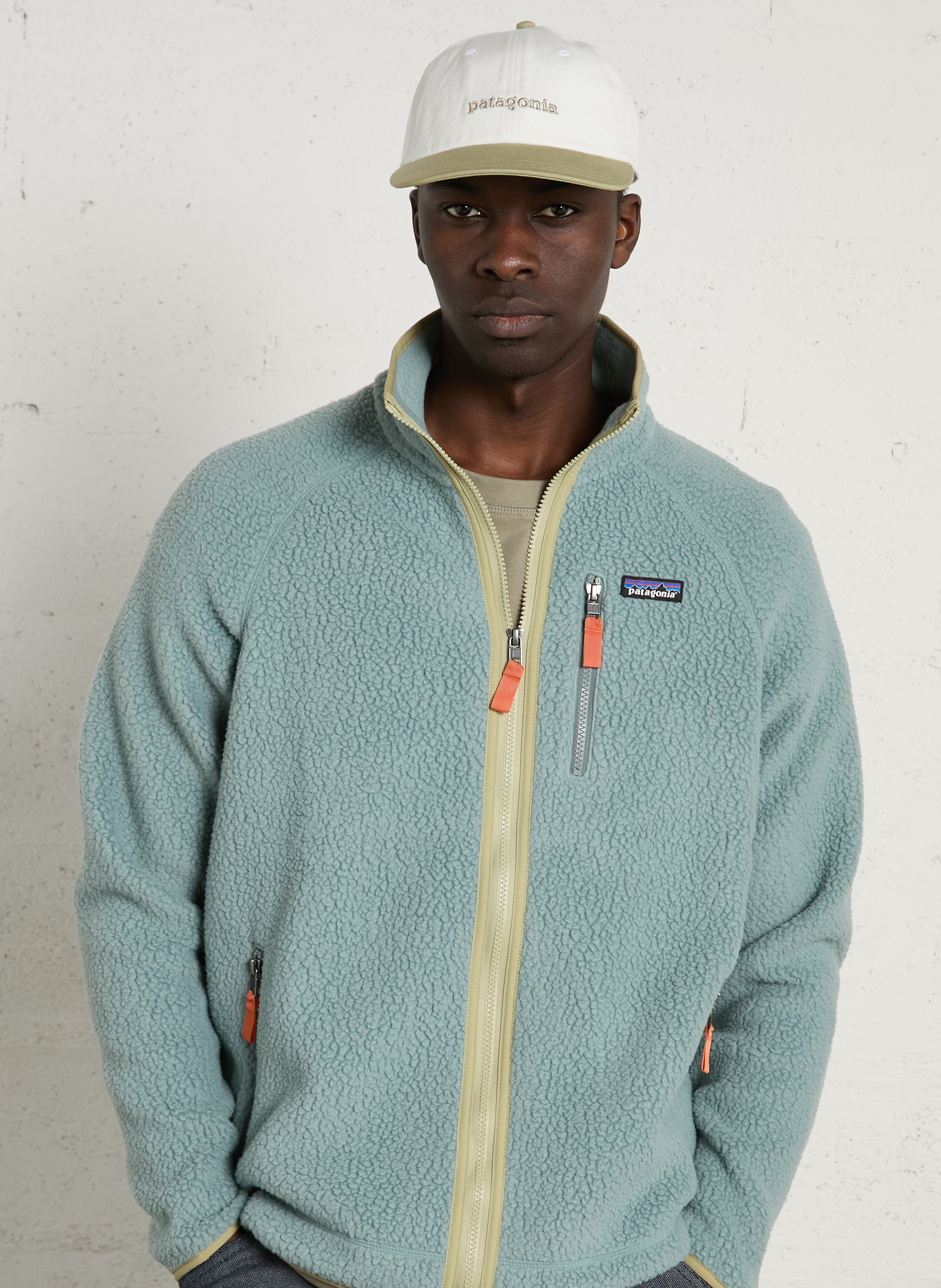 Polaire droit col montant PATAGONIA Bleu