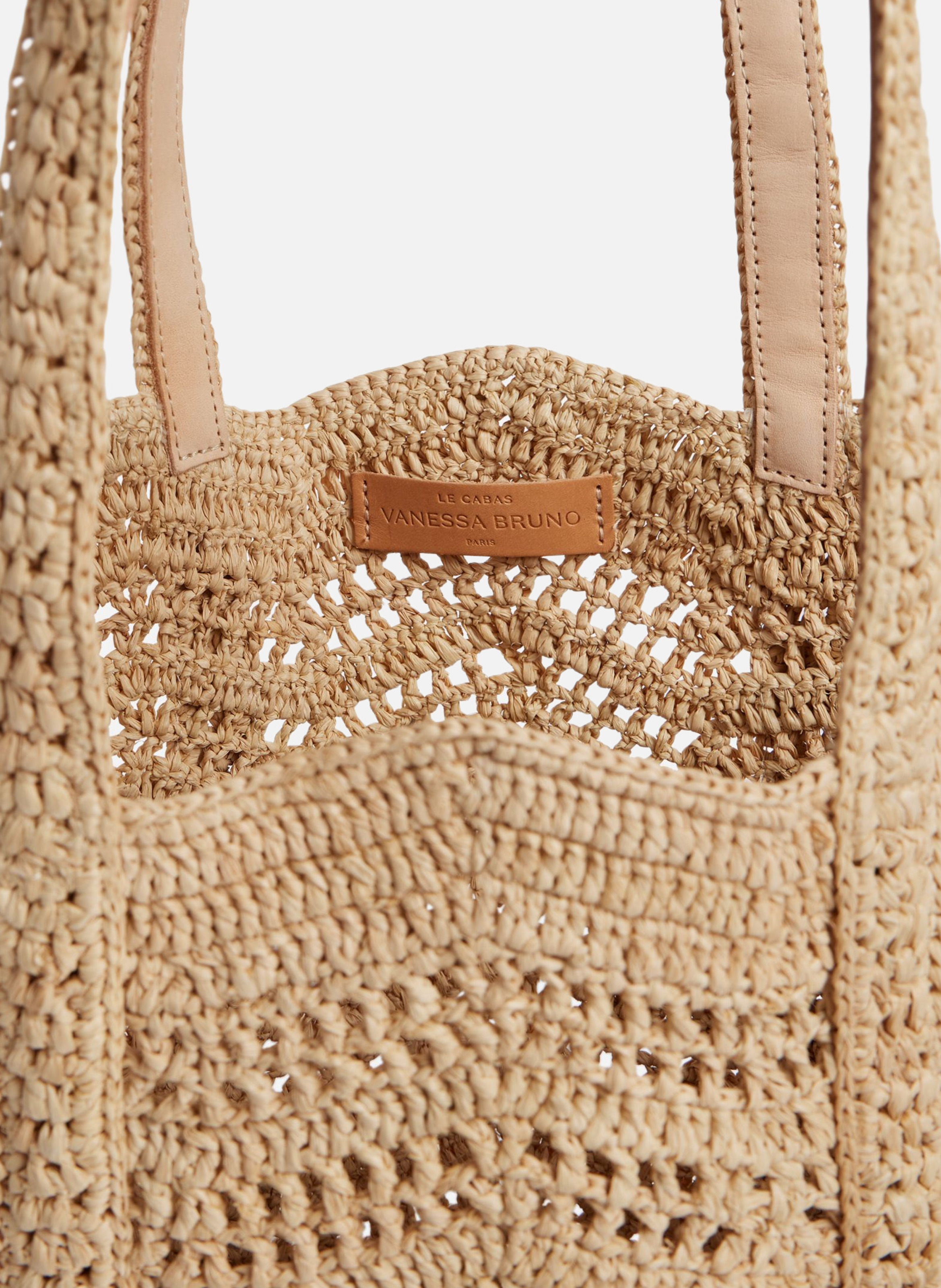 Cabas l en raphia VANESSA BRUNO Beige