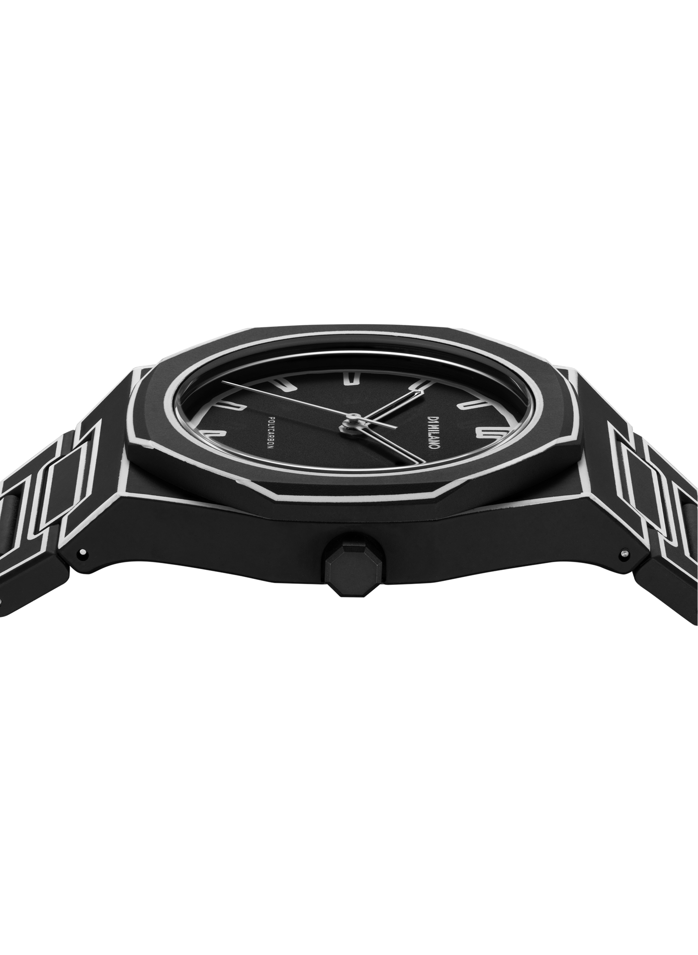Montre Sketch 01 en polycarbonate D1 MILANO Noir