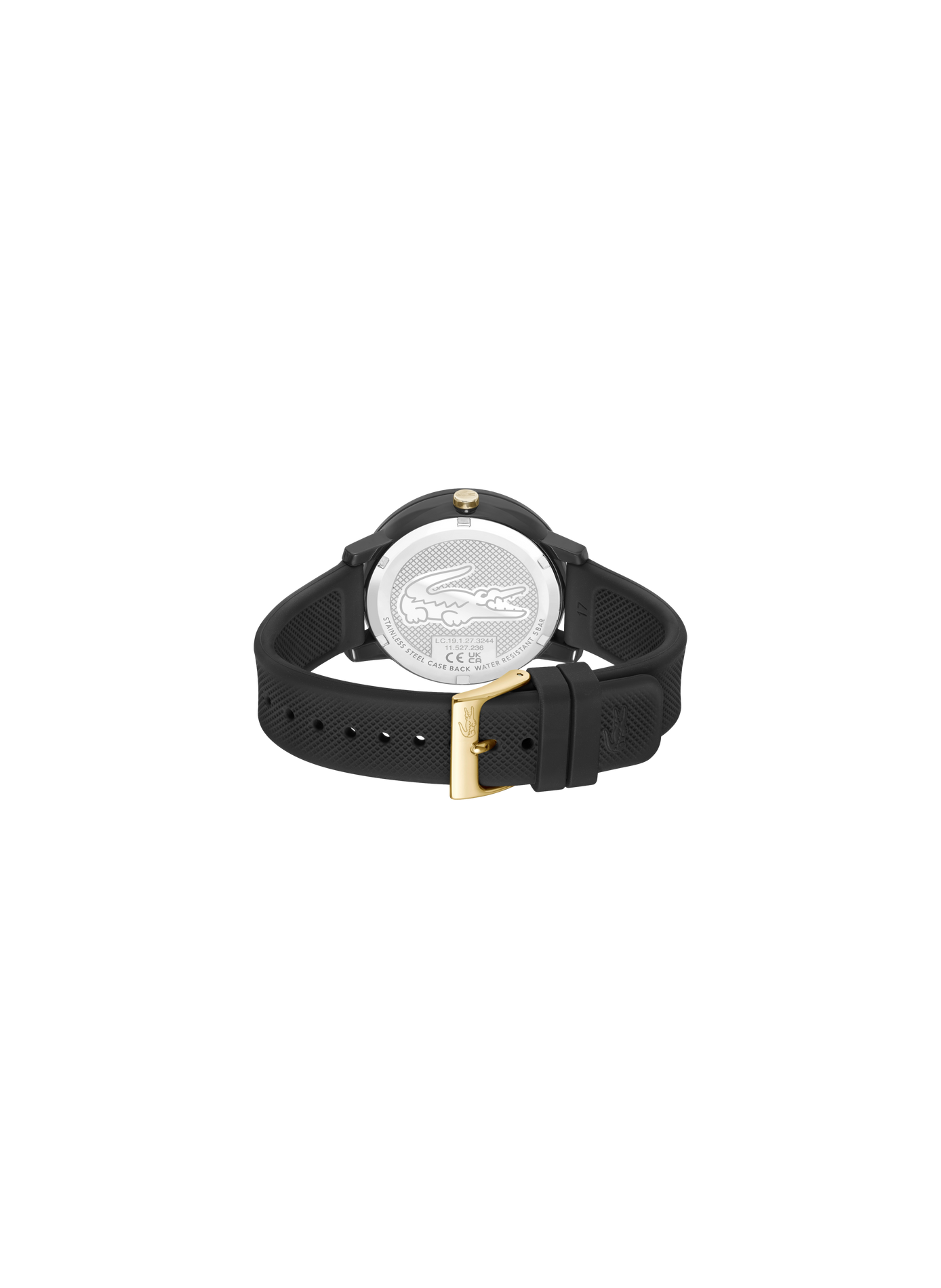 Montre quartz Lacoste 12.12 en silicone LACOSTE MONTRES Noir