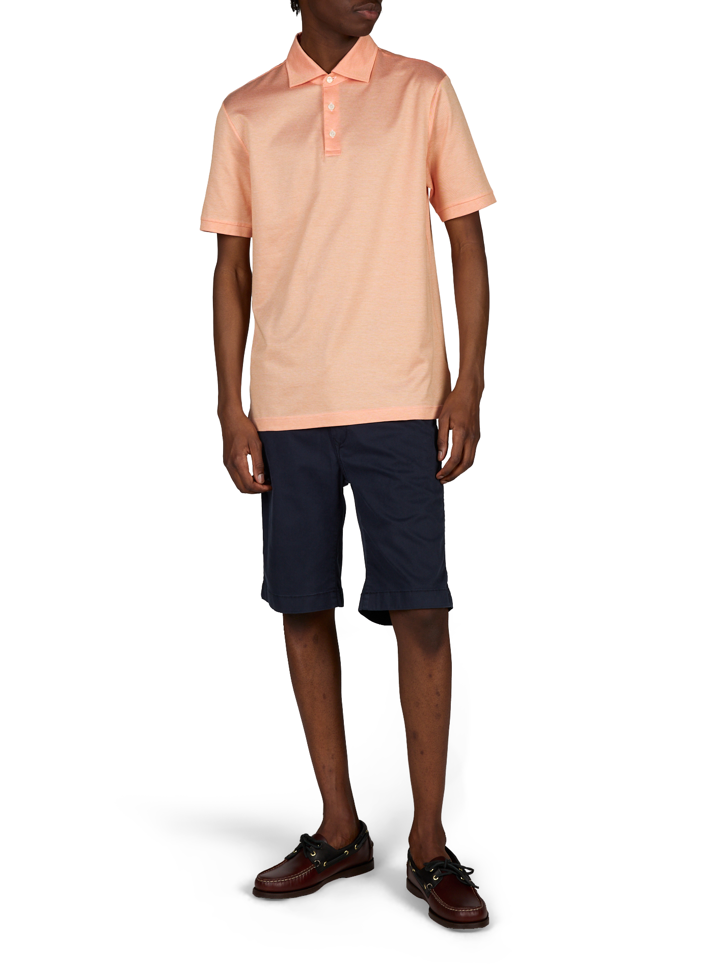 Polo manches courtes en coton ETON Orange