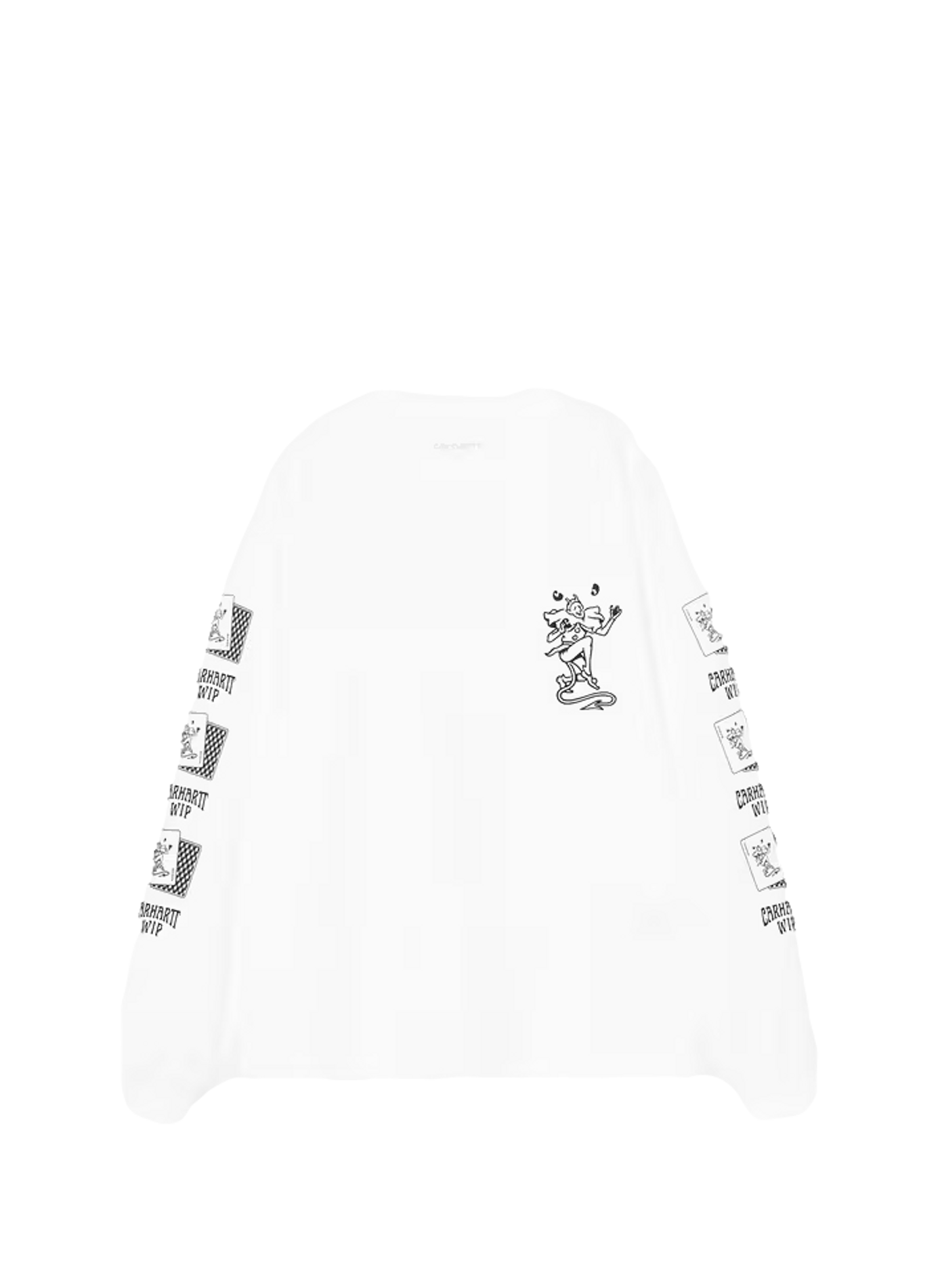 T-shirt met rechte snit, zeefdruk, ronde hals CARHARTT WIP Wit