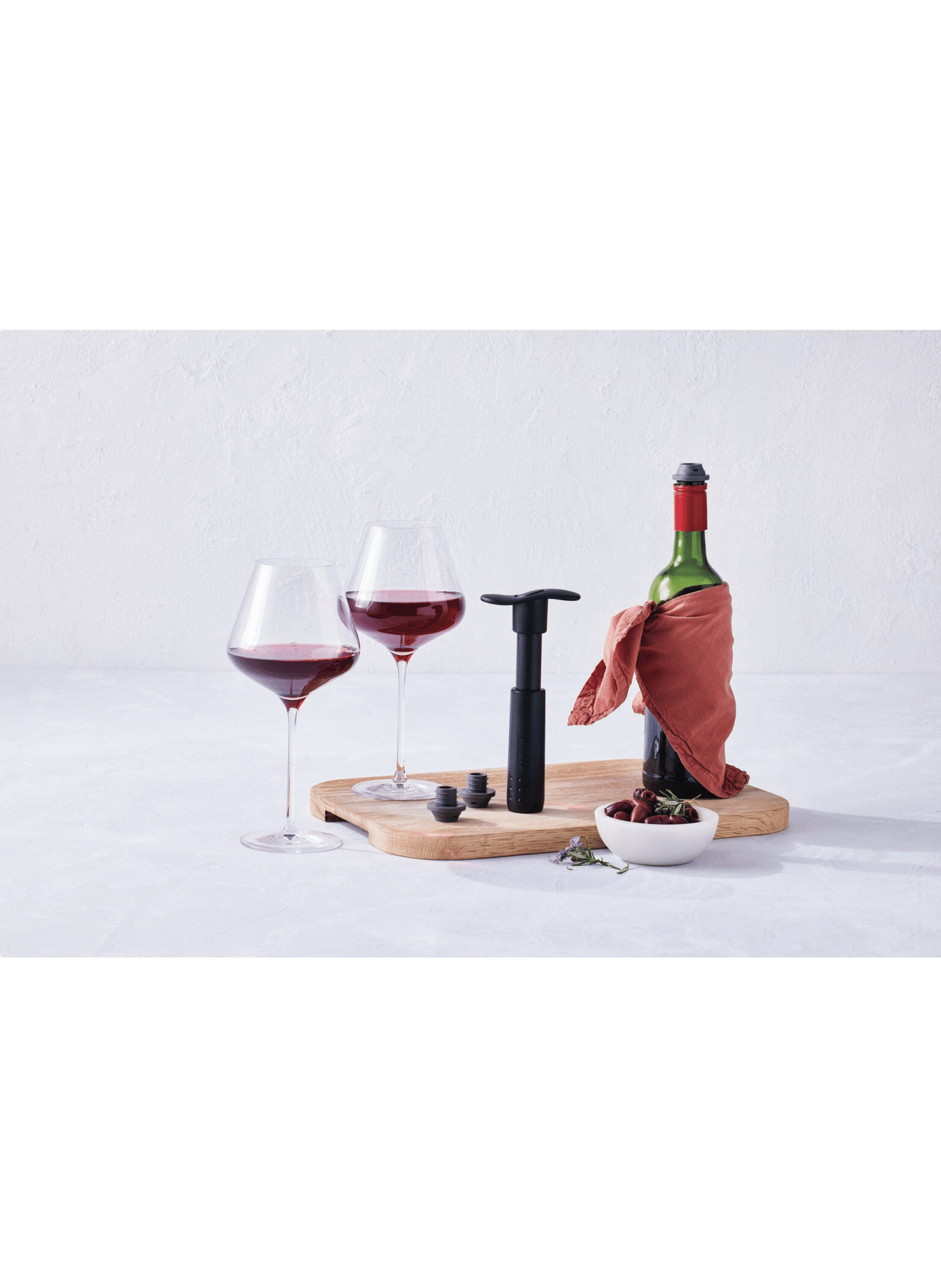 Wein Pumpe WA-137 aus Metall LE CREUSET Schwarz