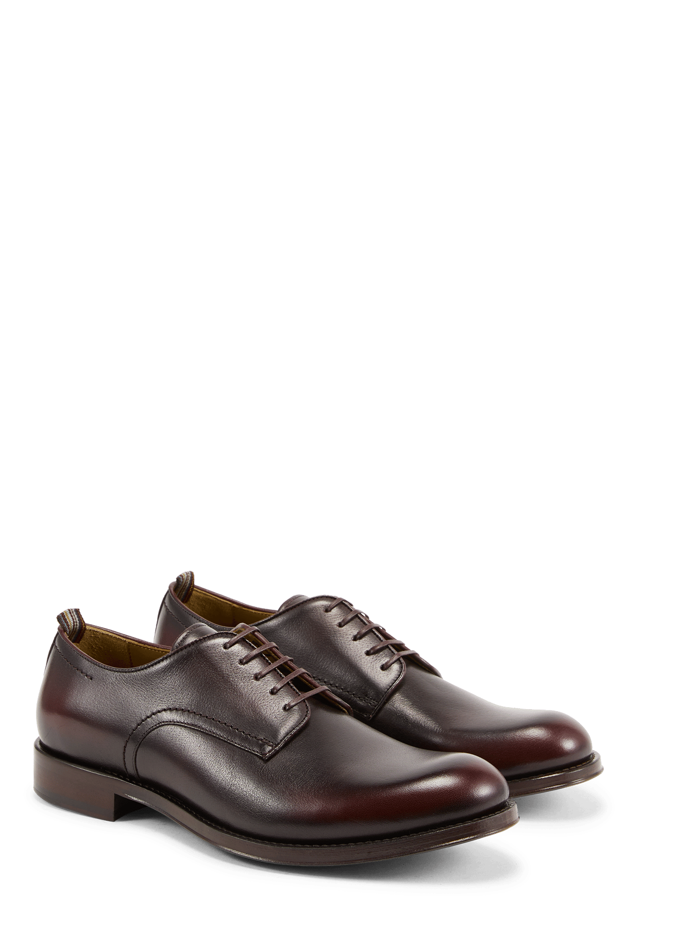 Zapatos derby de cuero PAUL SMITH Rojo