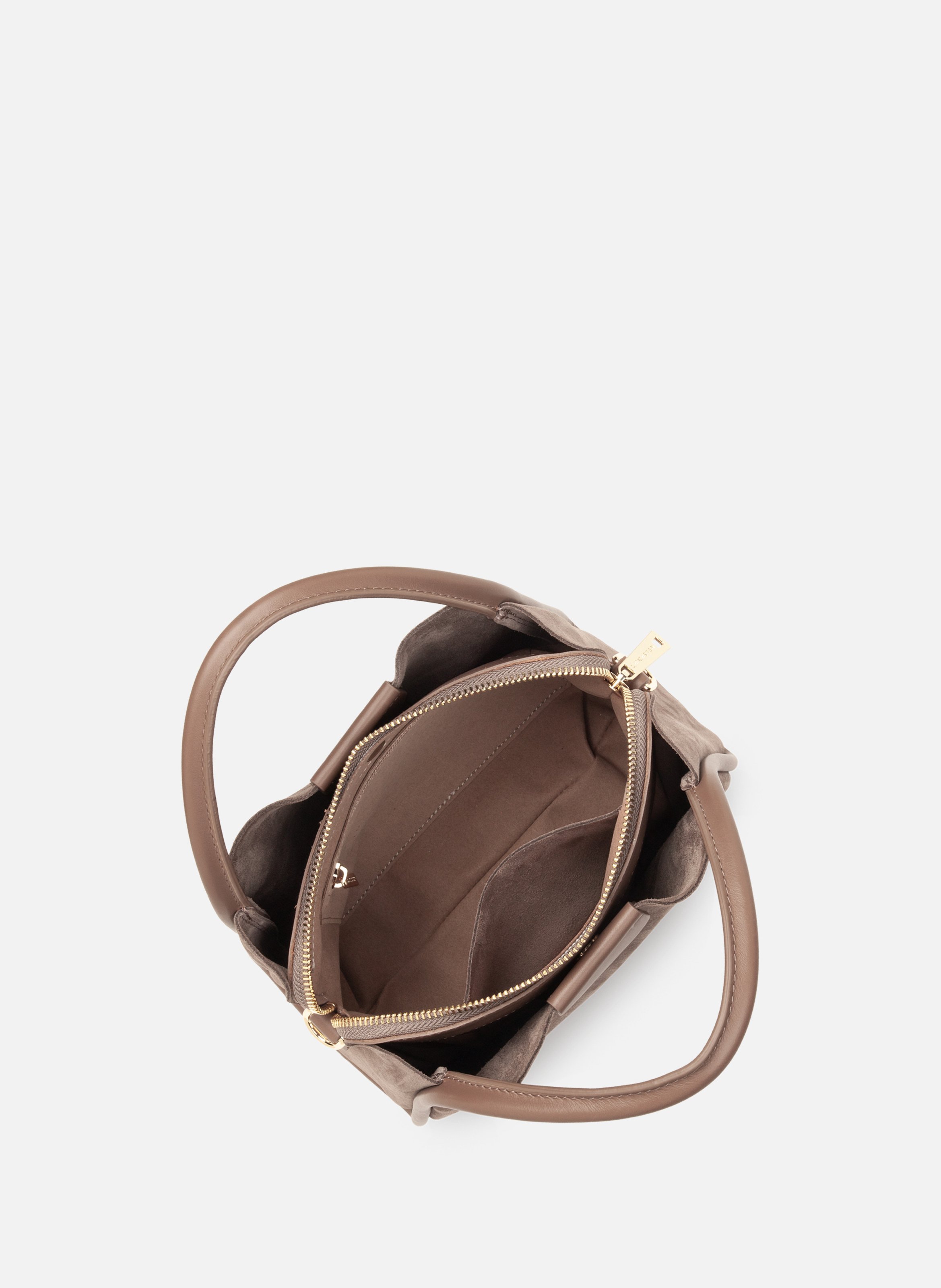 Petit sac à main - suède ida | Marron LANCASTER Femme