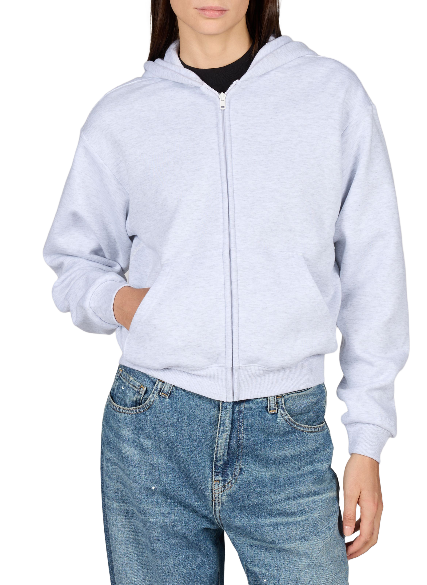 Cotton sweatshirt SKIMS Grey