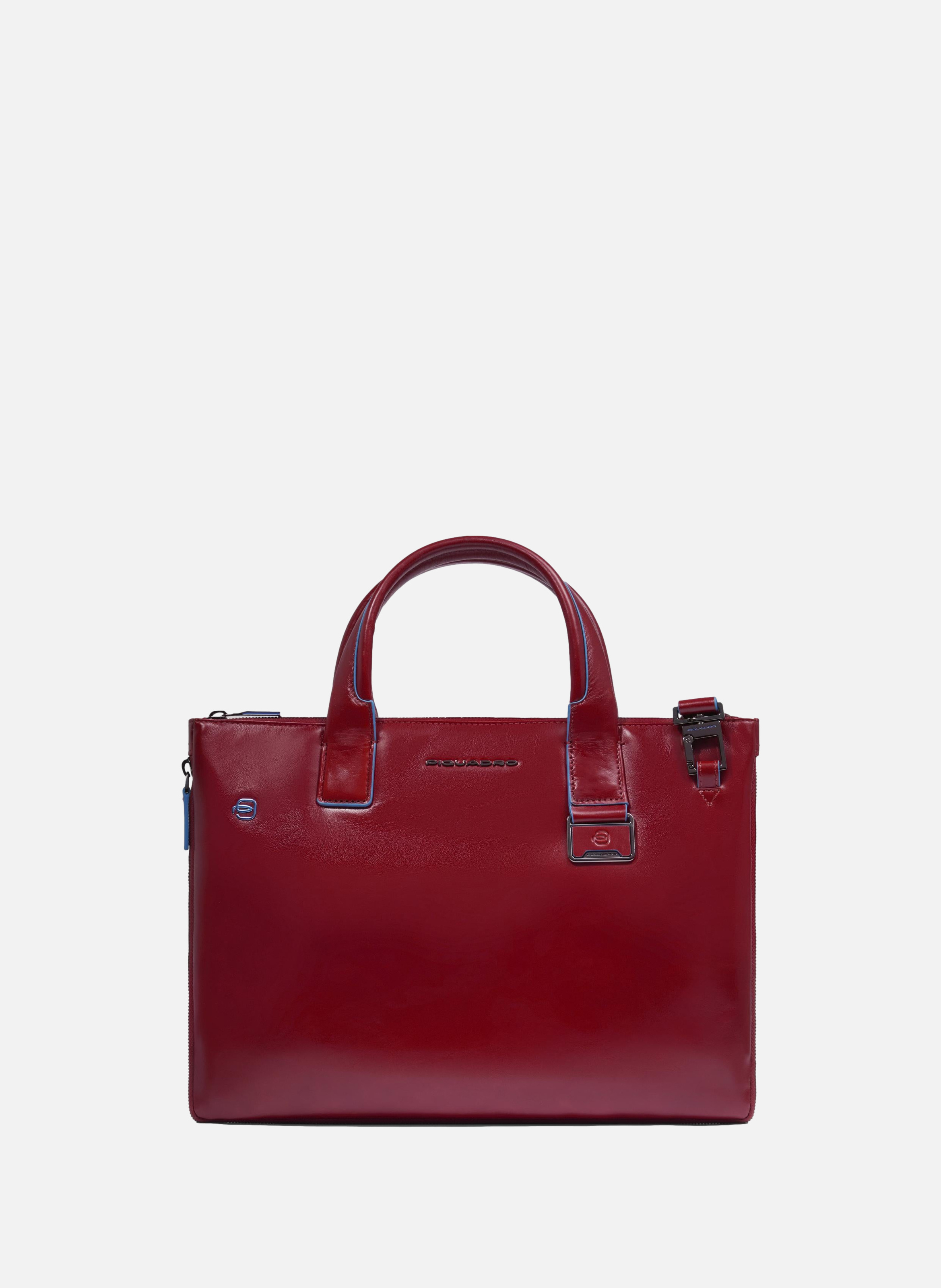 Sac à ordinateur mince 14" personnalisable PIQUADRO Rouge