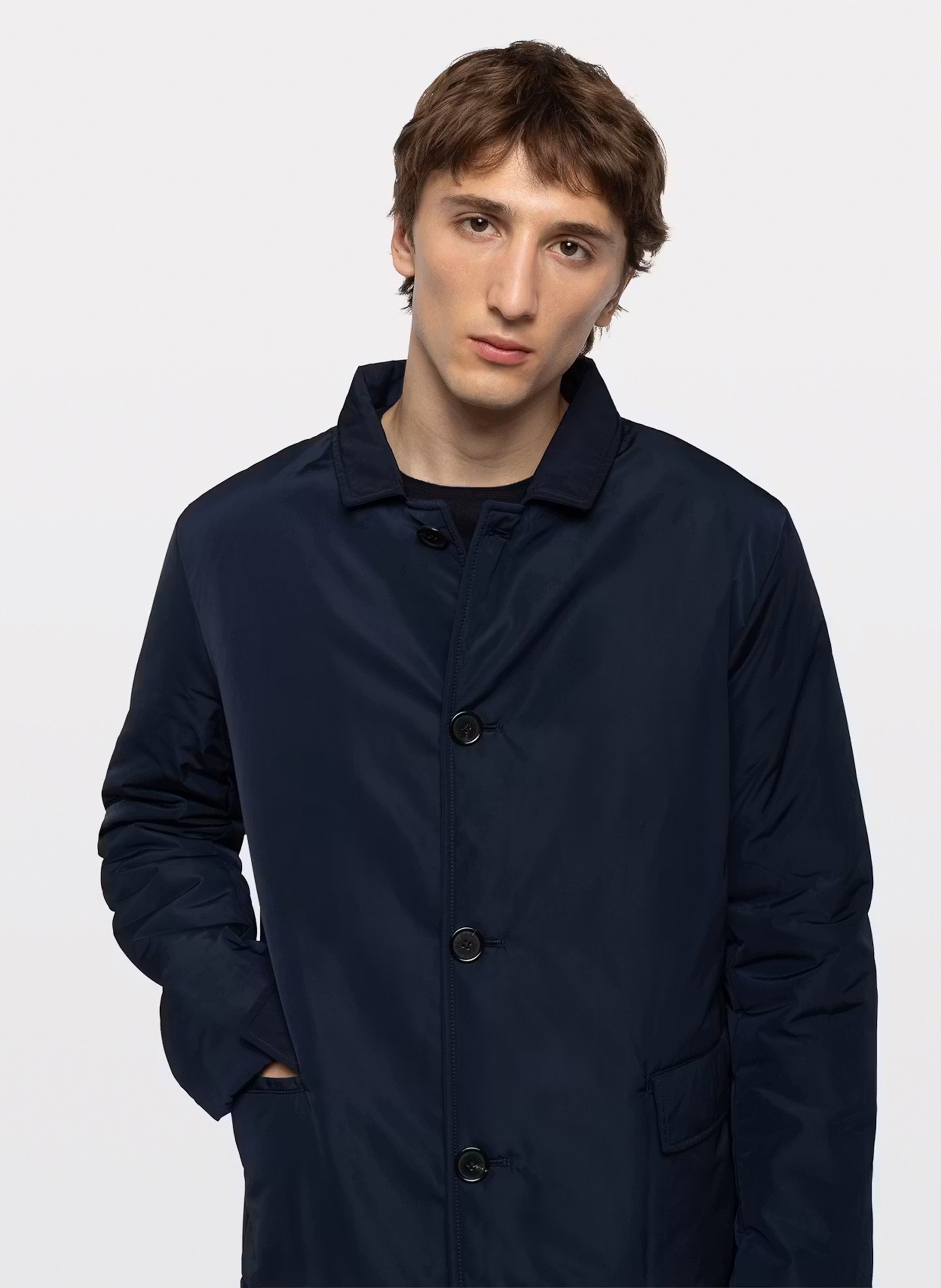 Veste droite boutonnée unie kleo tech ZADIG&VOLTAIRE Bleu