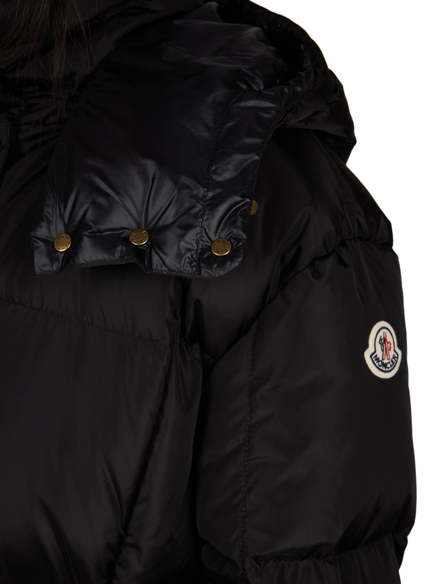 Doudoune AGNEUX cintrée à capuche MONCLER Noir