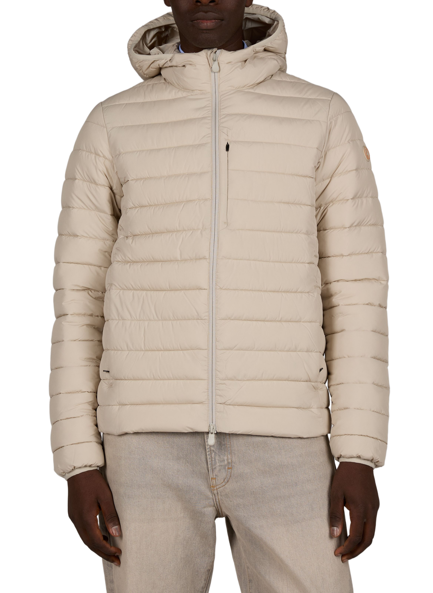 Doudoune droite à capuche SAVE THE DUCK Beige