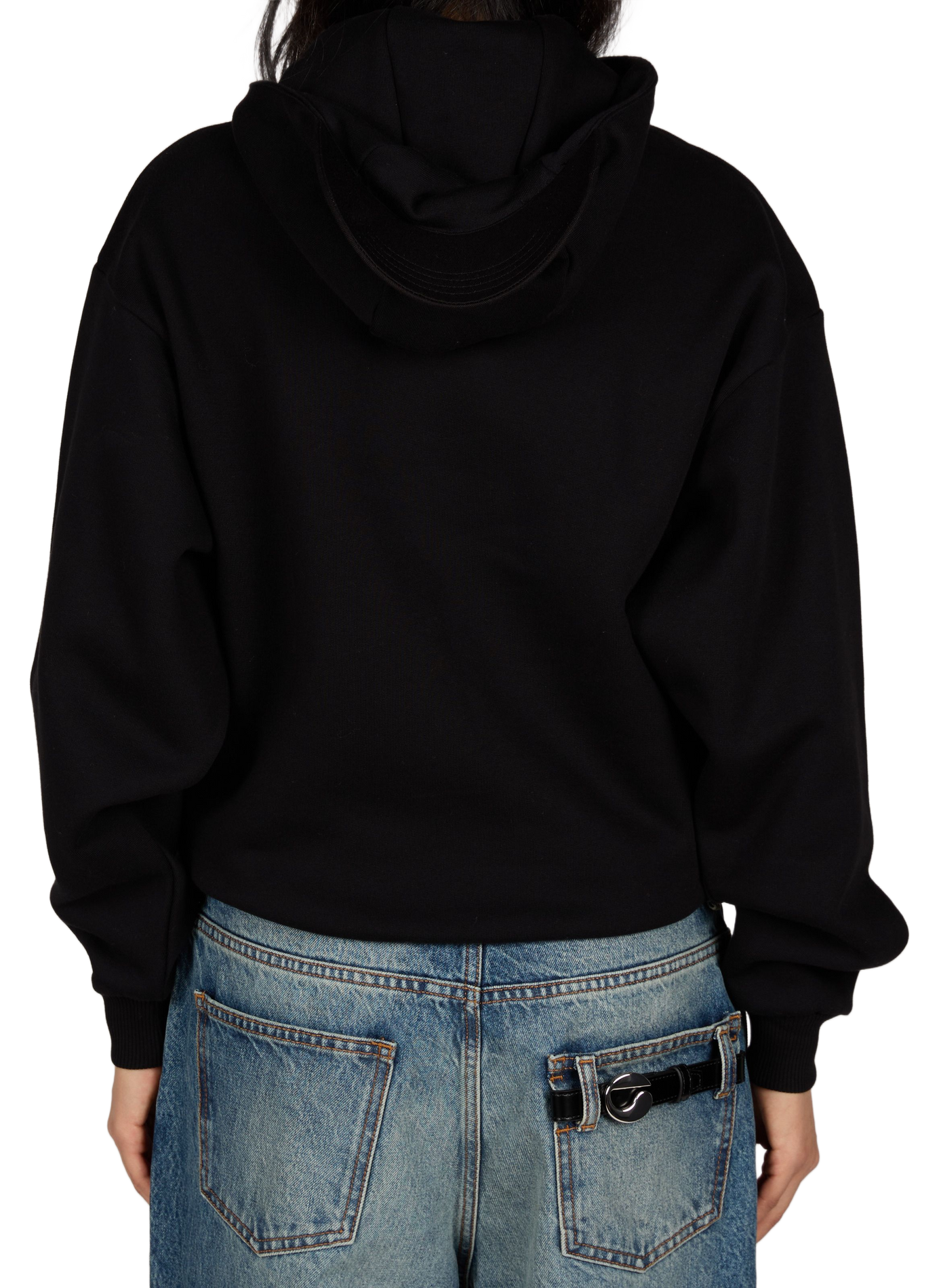 Printed cotton hoodie COPERNI Black