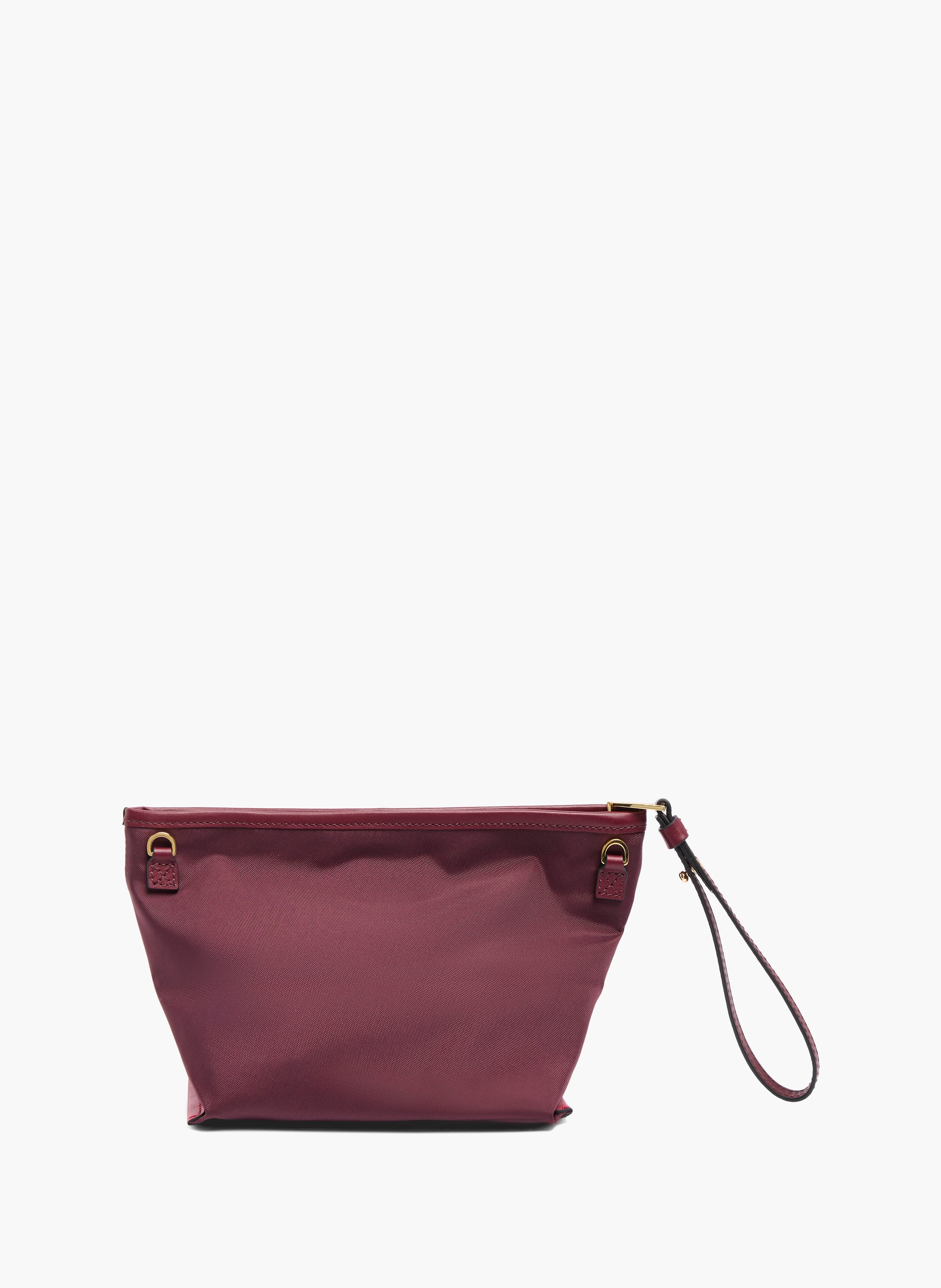 Lancel Mistral oprolbaar tasje M met ritssluiting en schouderriem, cassiskleurig LANCEL Paars