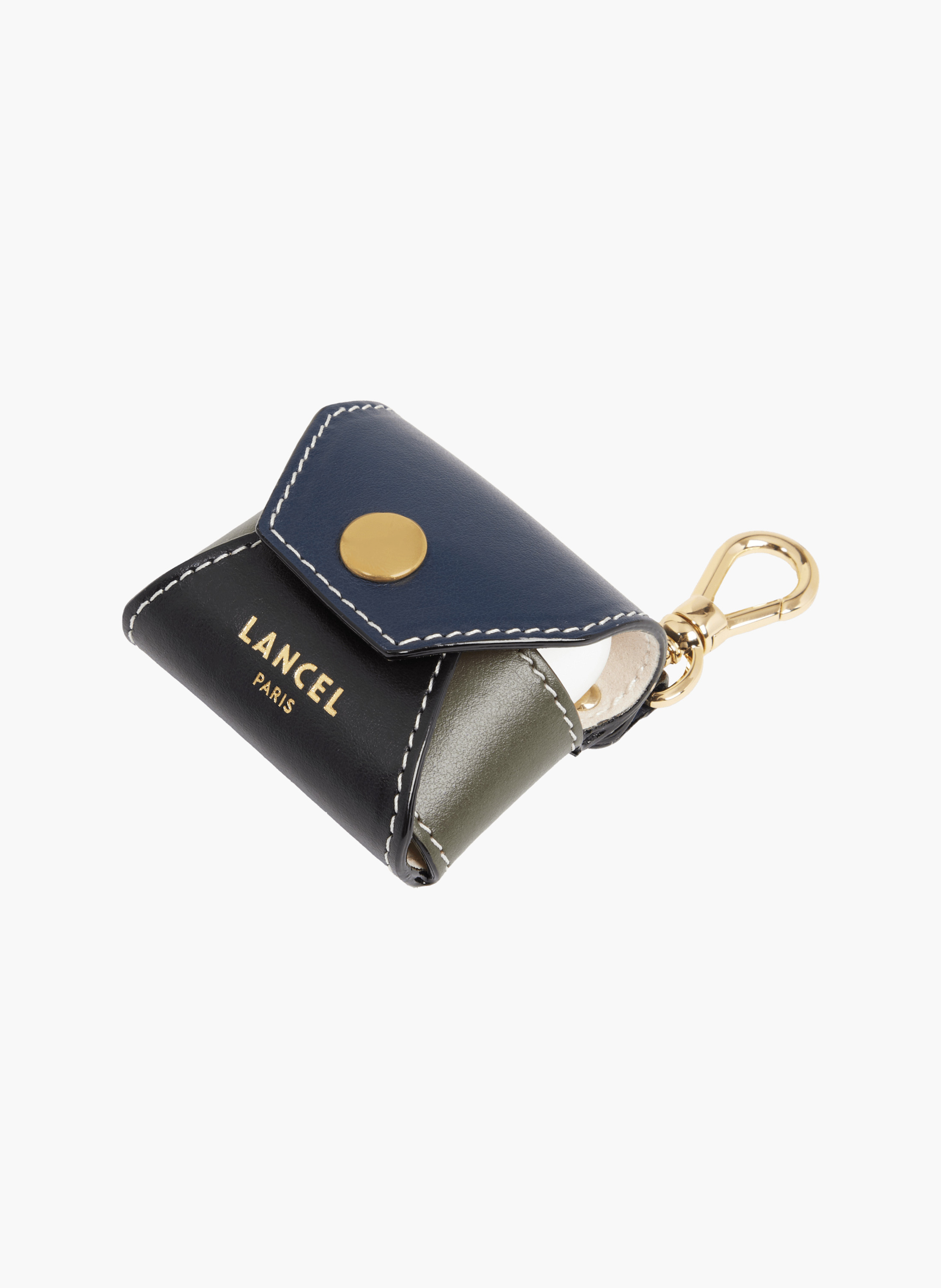 Leren etui voor AirPods van Lancel LANCEL Grijs
