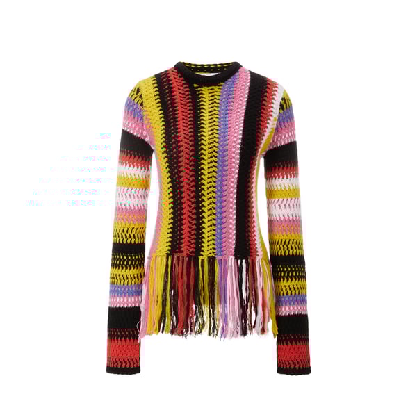 Pull maille en cachemire recyclé et laine