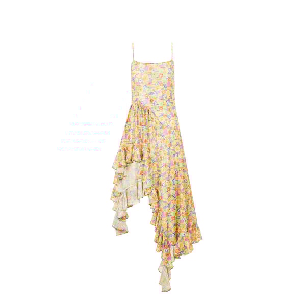 Robe asymétrique Florist