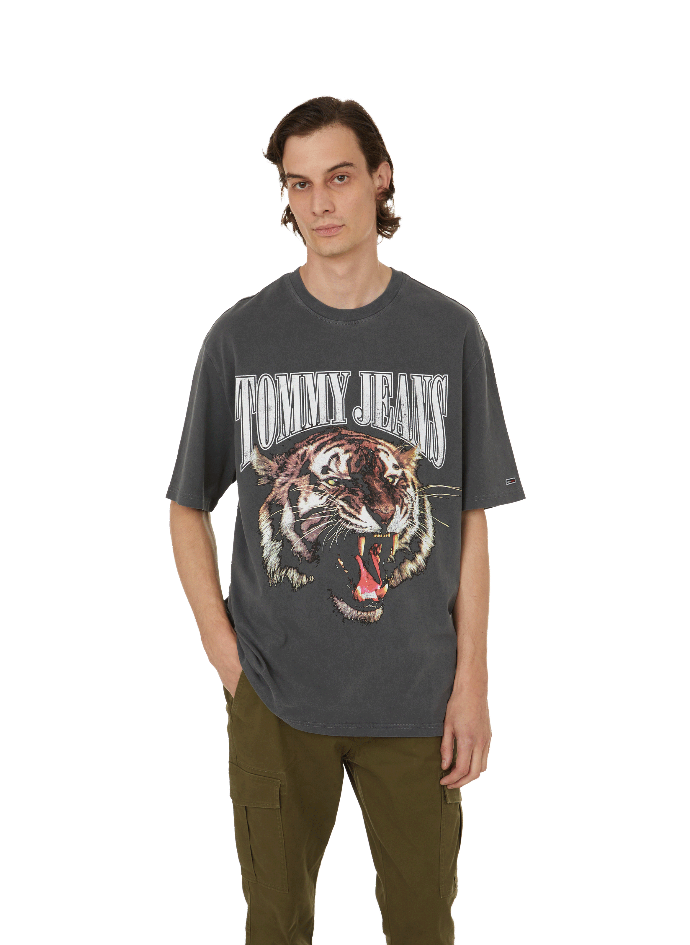 T-shirt en coton Vintage Tiger