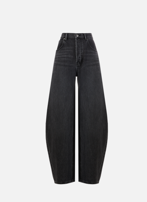 Wide cotton jeans GrayALEXANDER WANG 