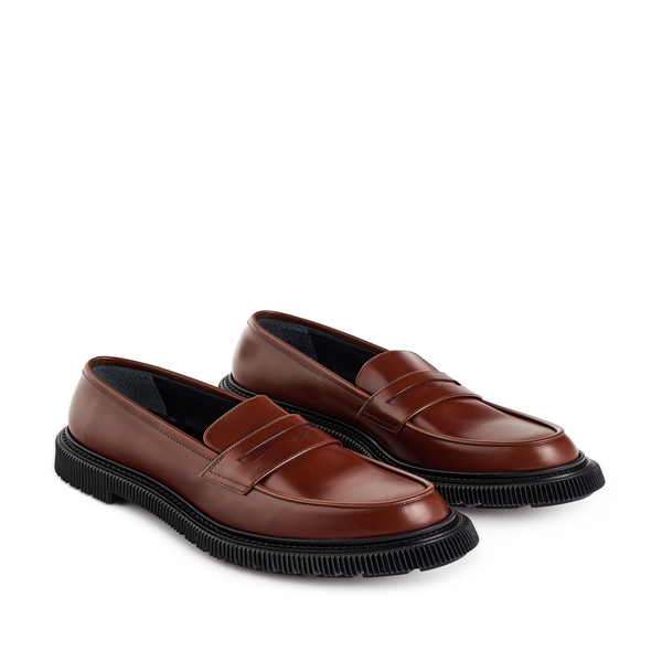 Shop Adieu Leather Moccasins In Brown