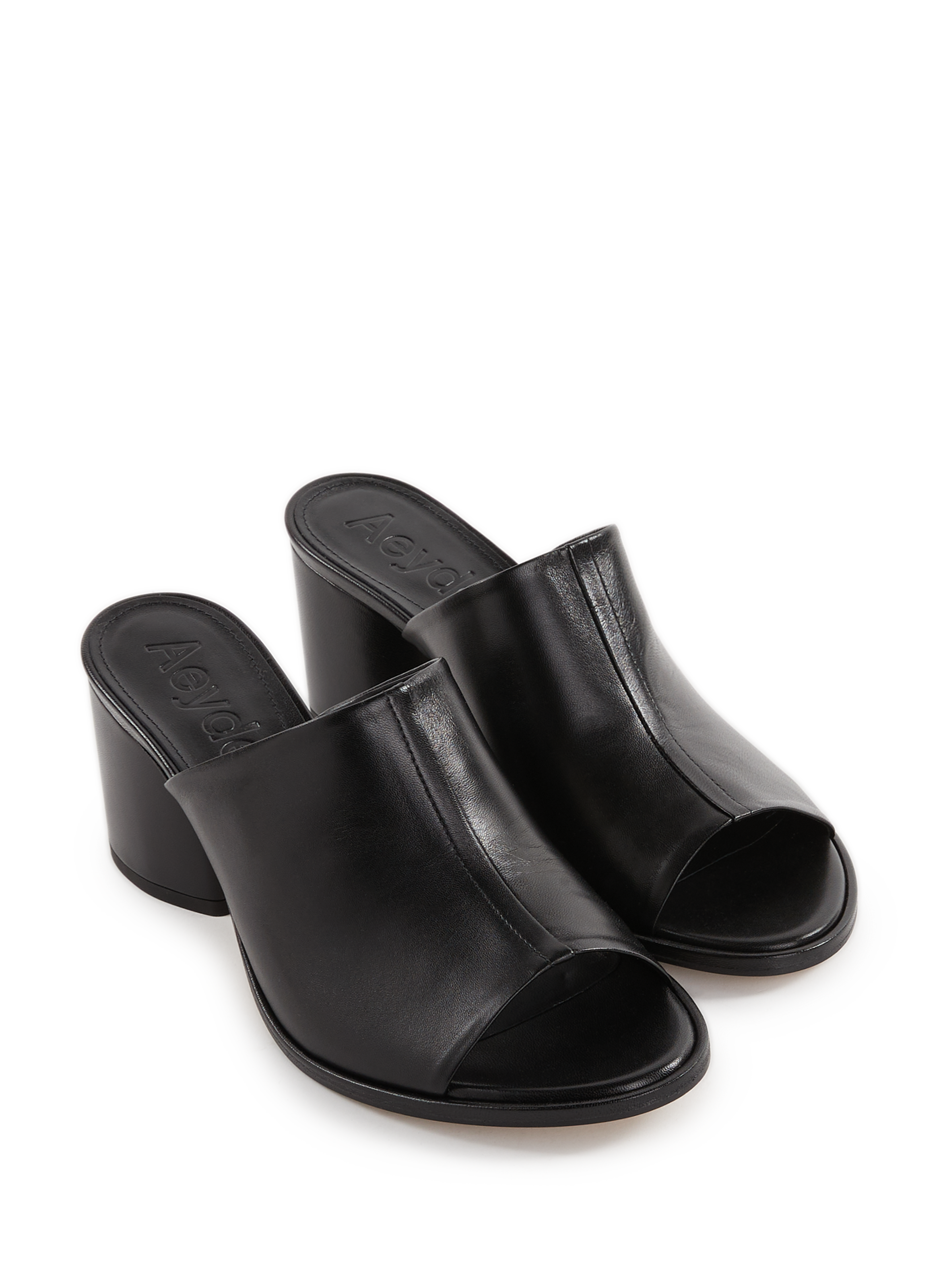 Mules Amanda en cuir AEYDE Noir