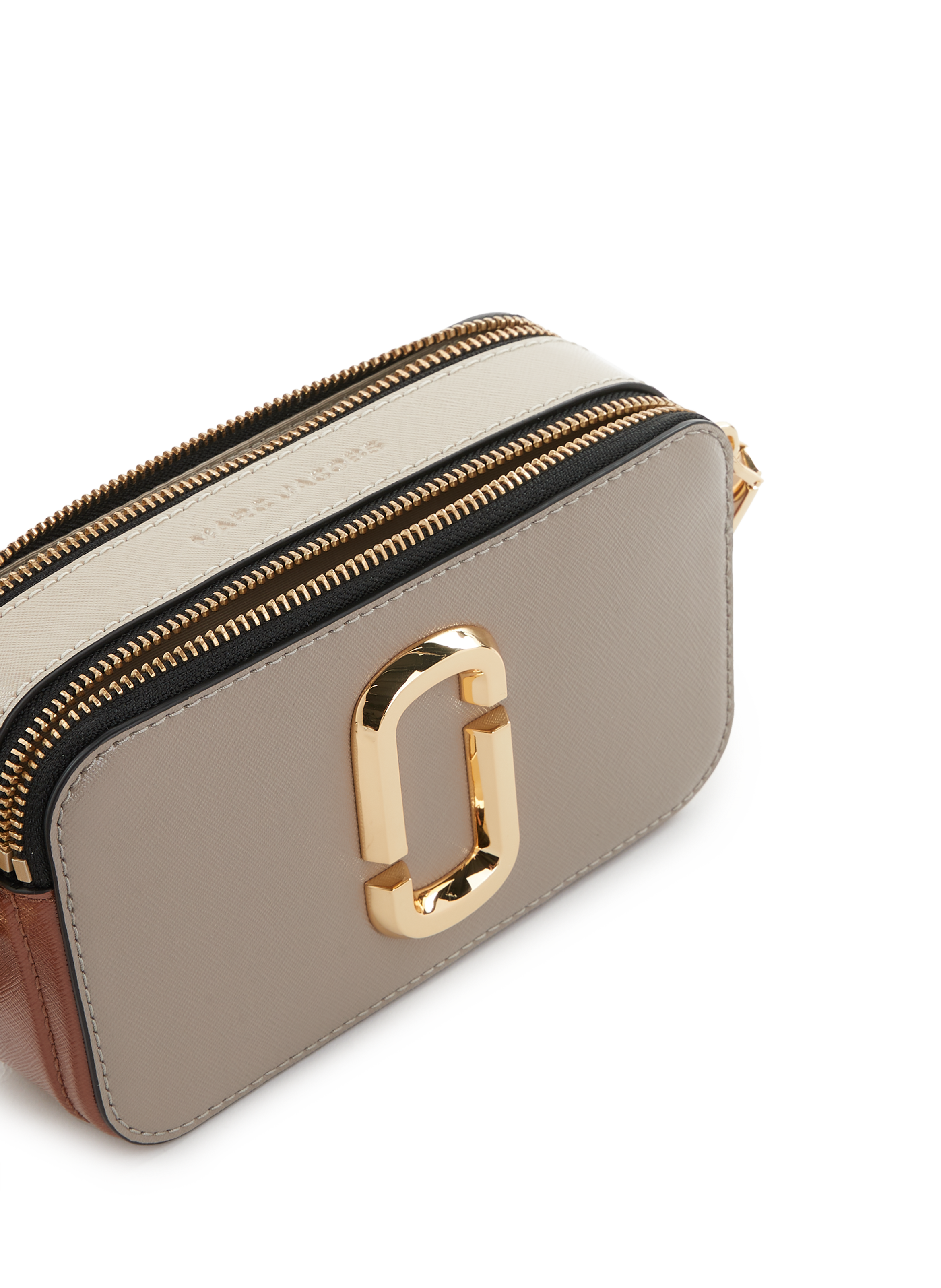 Sac The Snapshot en cuir MARC JACOBS Marron