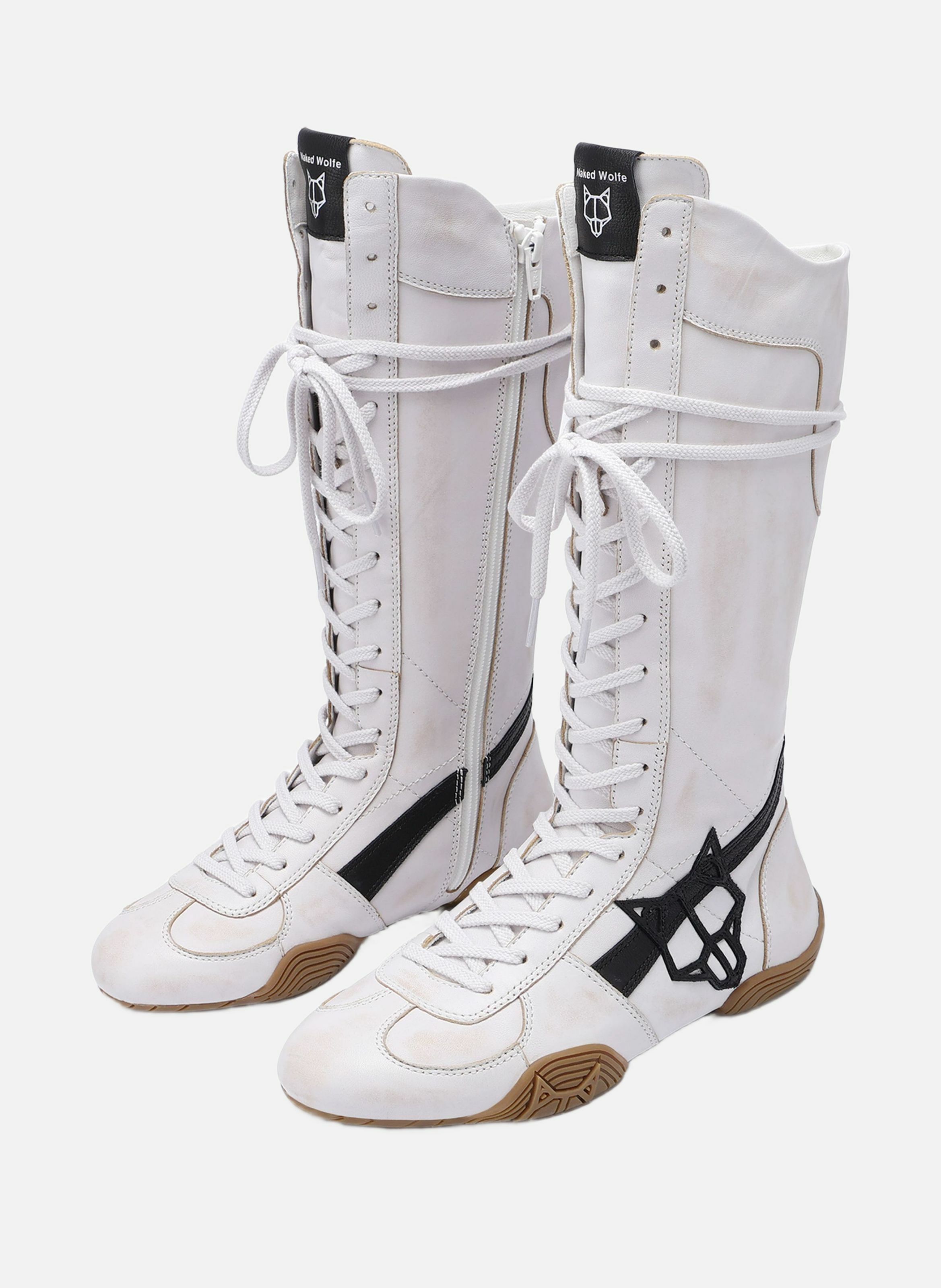 Bottes betsy NAKED WOLFE Blanc