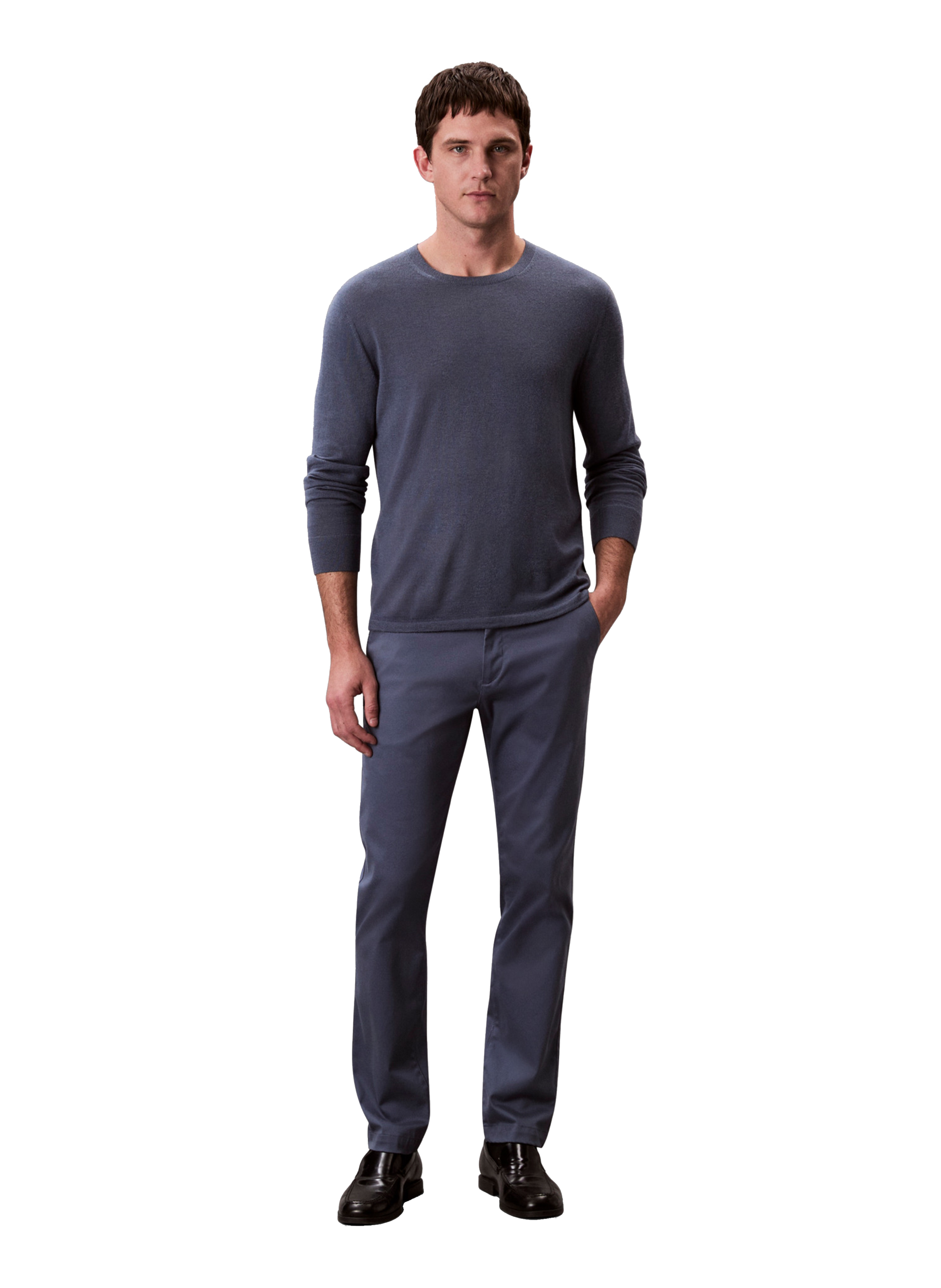 Slim-fit chinos CALVIN KLEIN Blue