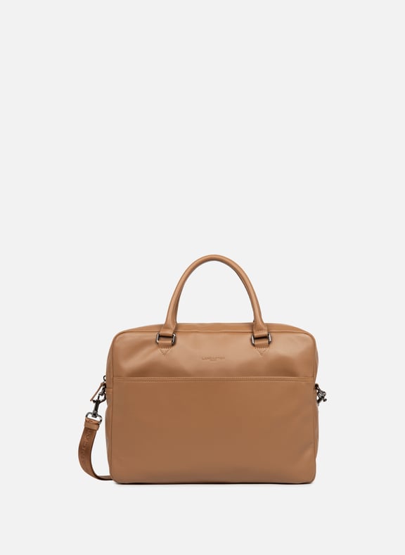Large portfolio document holder bag - Soft Vintage Homme Brown by LANCASTER LANCASTER Large portfolio document holder bag - Soft Vintage Homme Brown