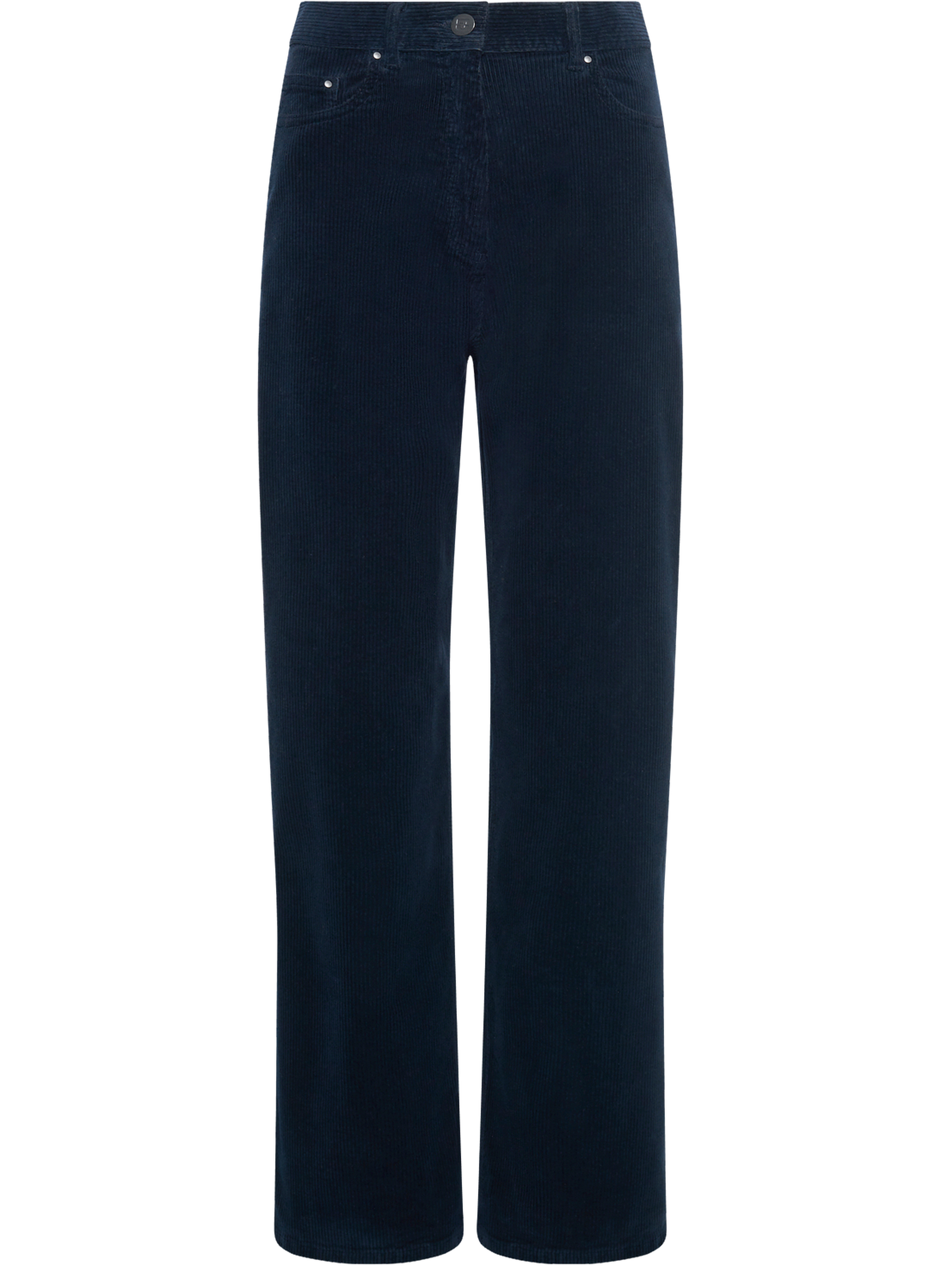 Pantalon droit en velours à côtes - celeste GERARD DAREL Bleu