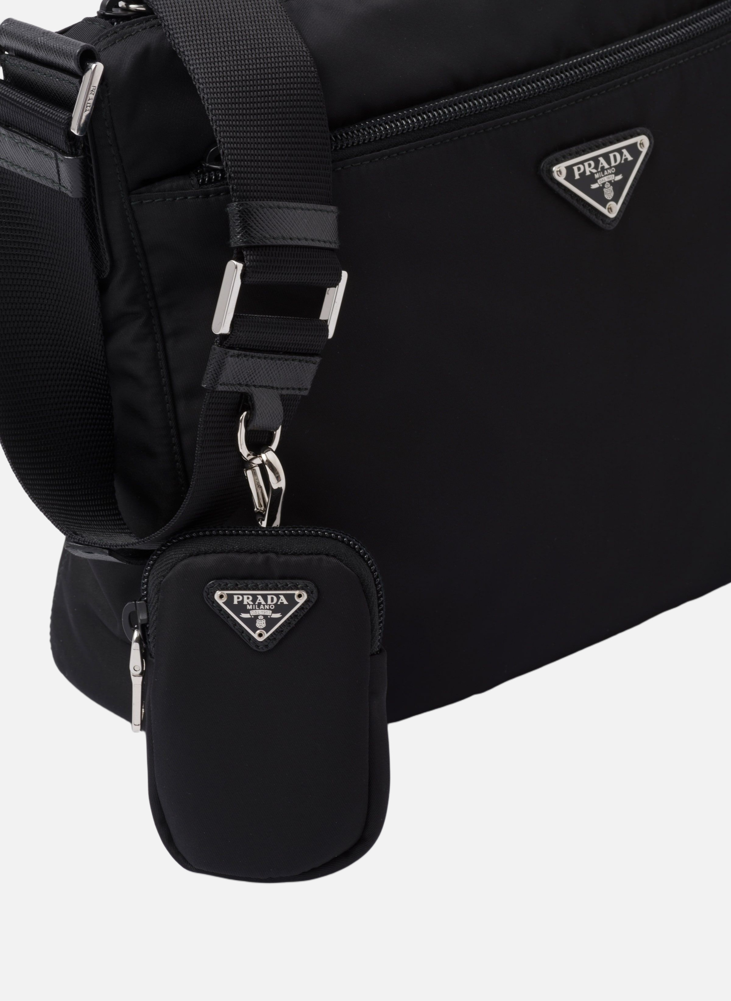 Sac en re-nylon PRADA Noir