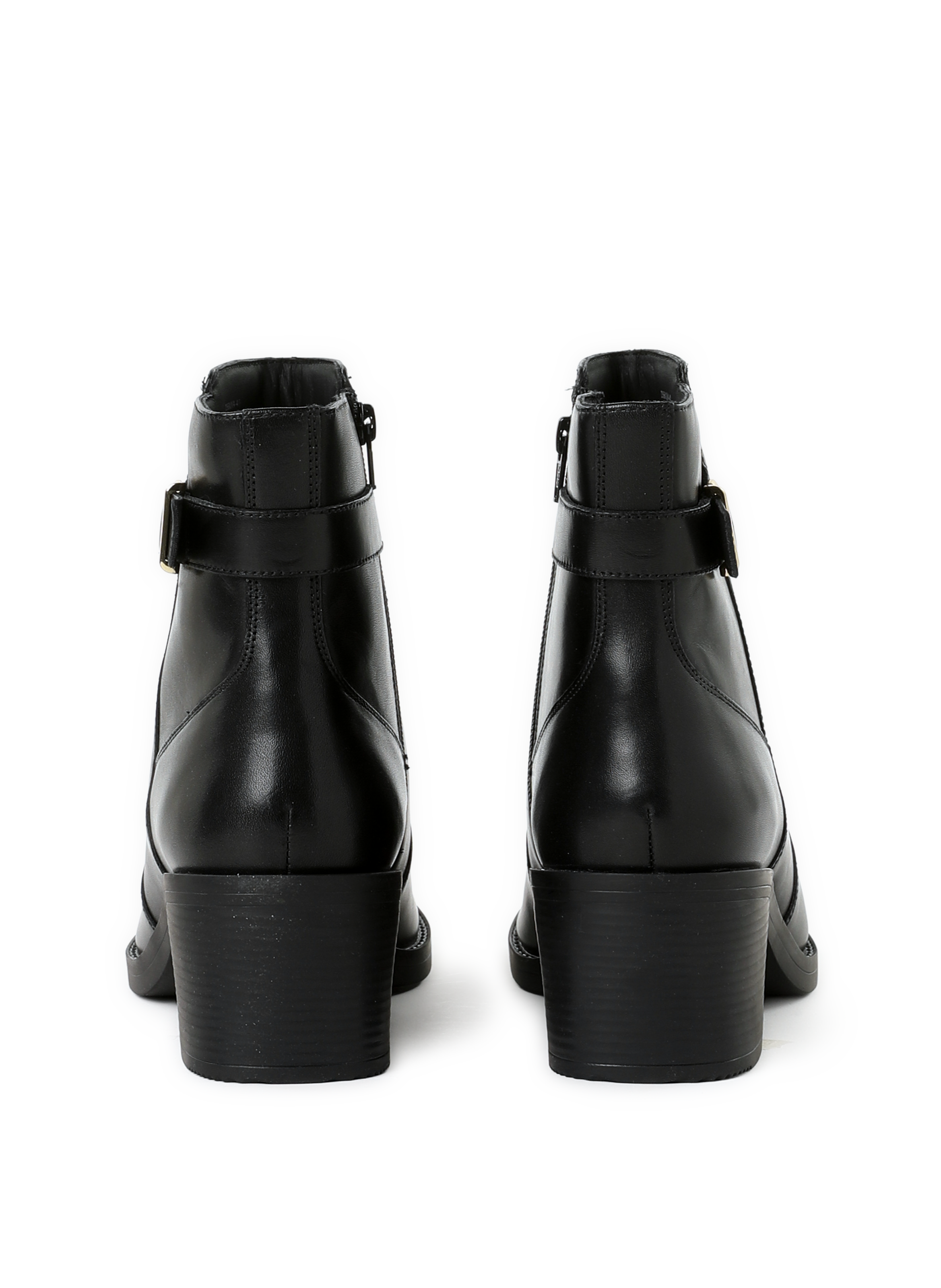 Serilda leather ankle boots GEOX Black