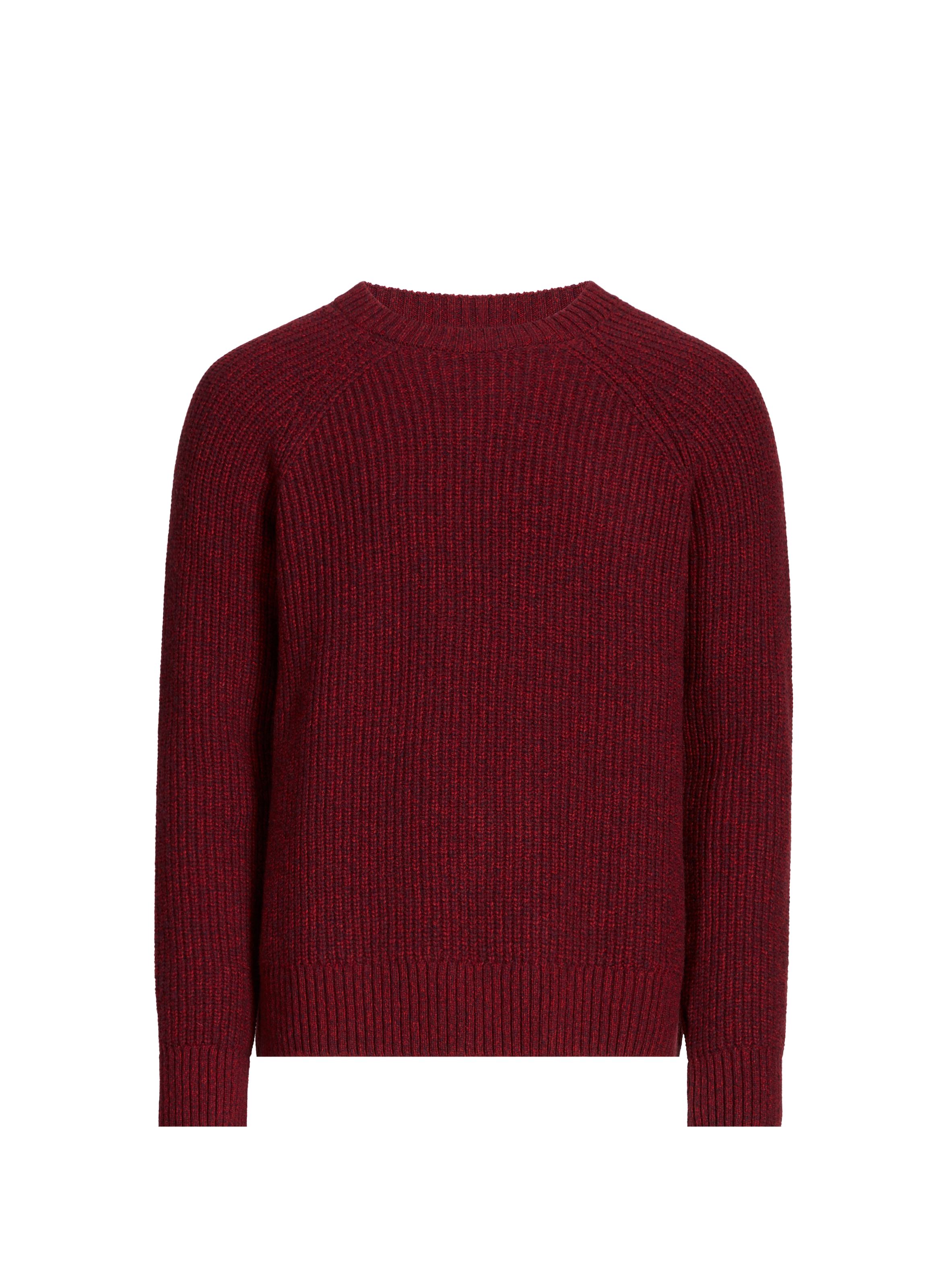 Pull Garsen col rond en laine mélangée SAISON 1865 Rouge
