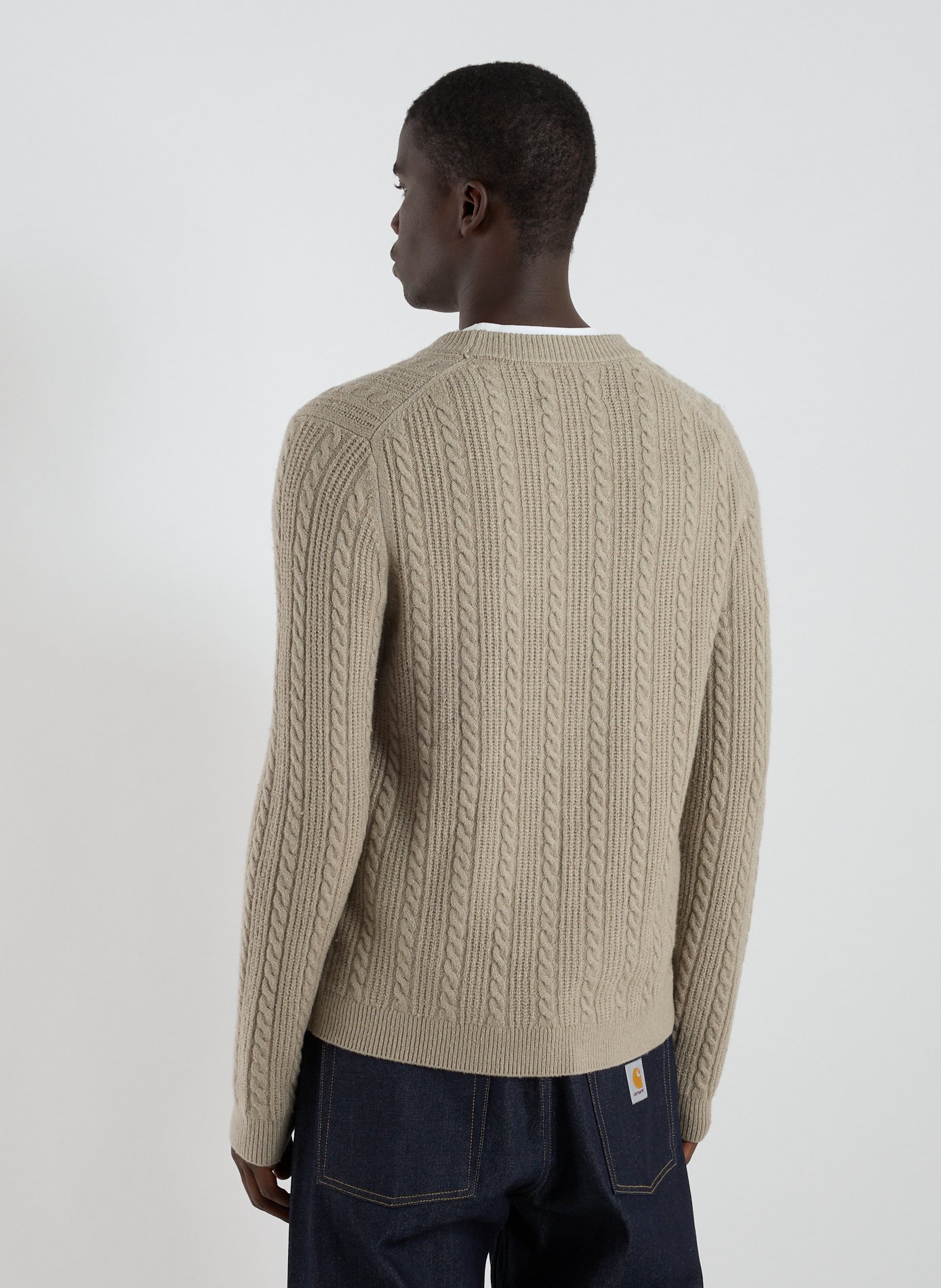 Pull en maille SAMSOE SAMSOE Gris