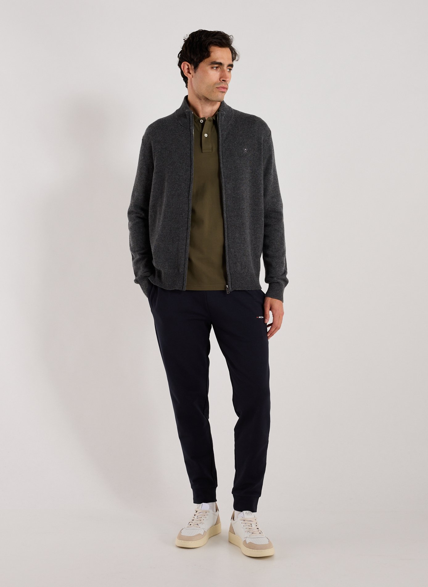 Cotton-blend joggers HACKETT Blue