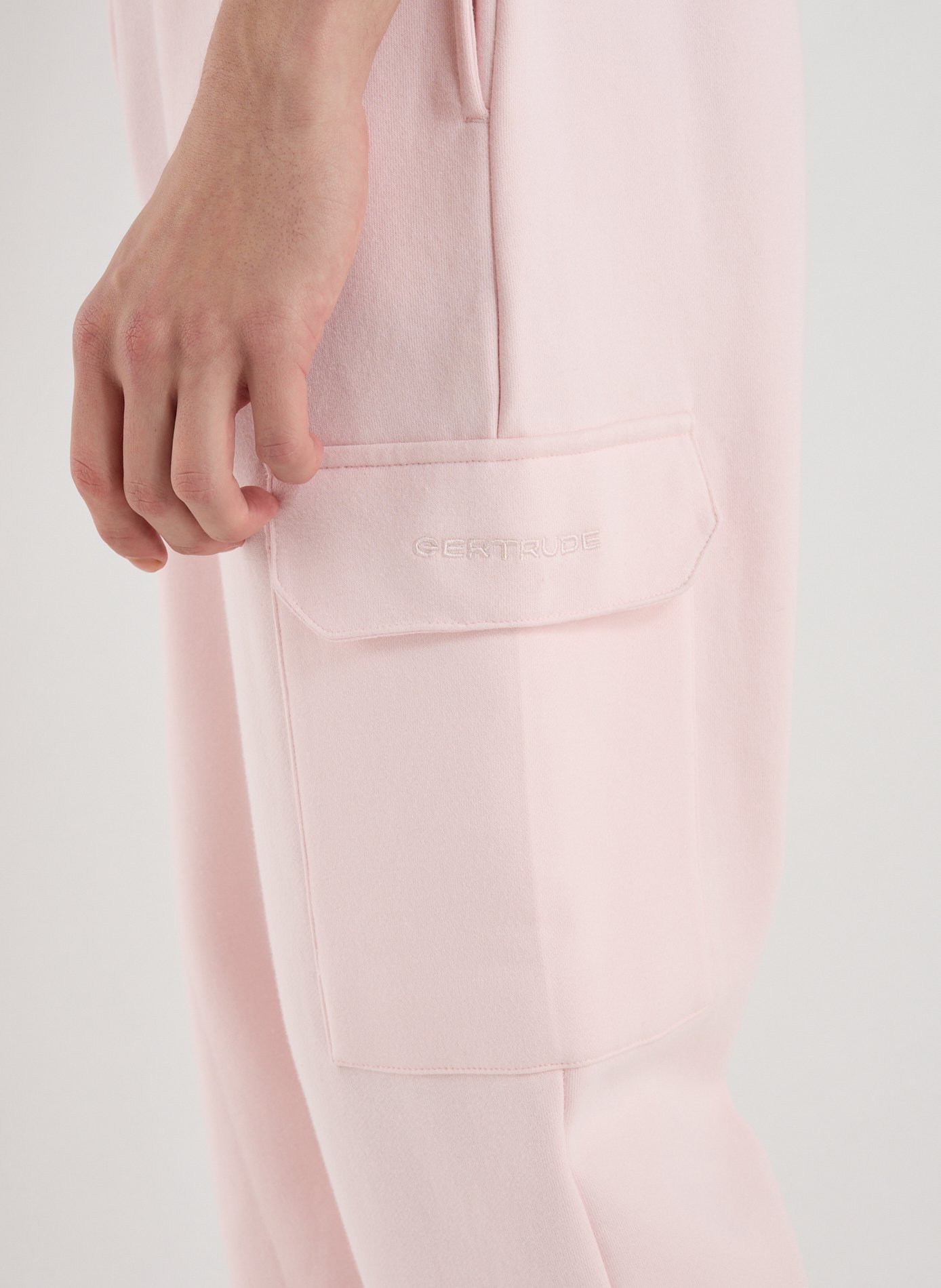 Cotton-blend joggers GERTRUDE ET GASTON Pink