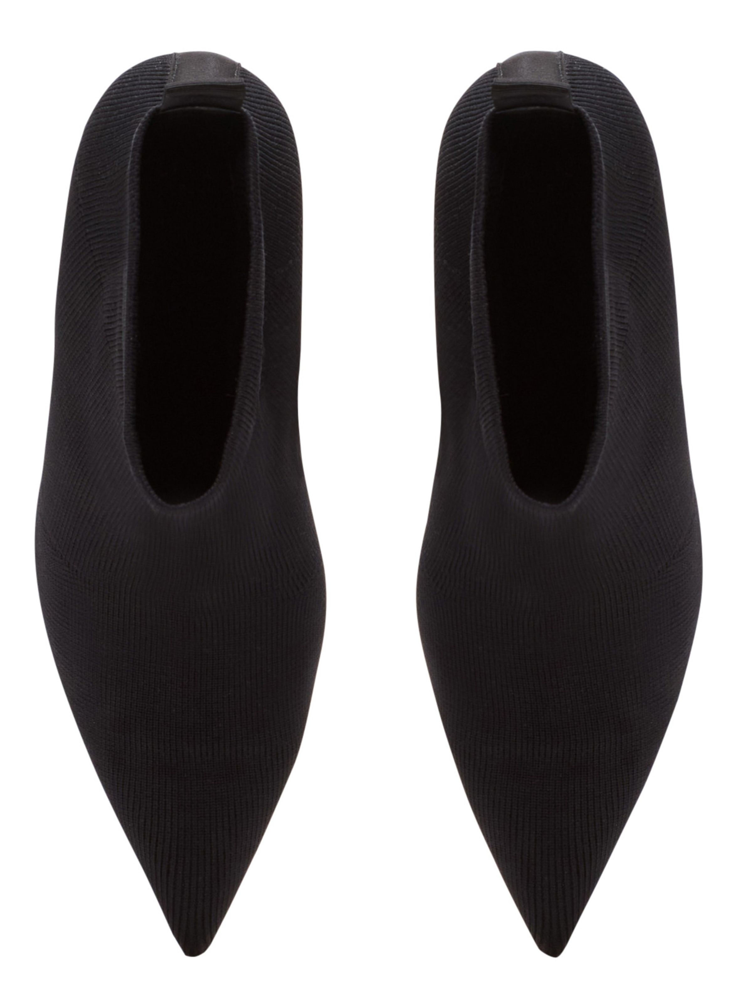 Bottines wedge en maille BALMAIN Noir