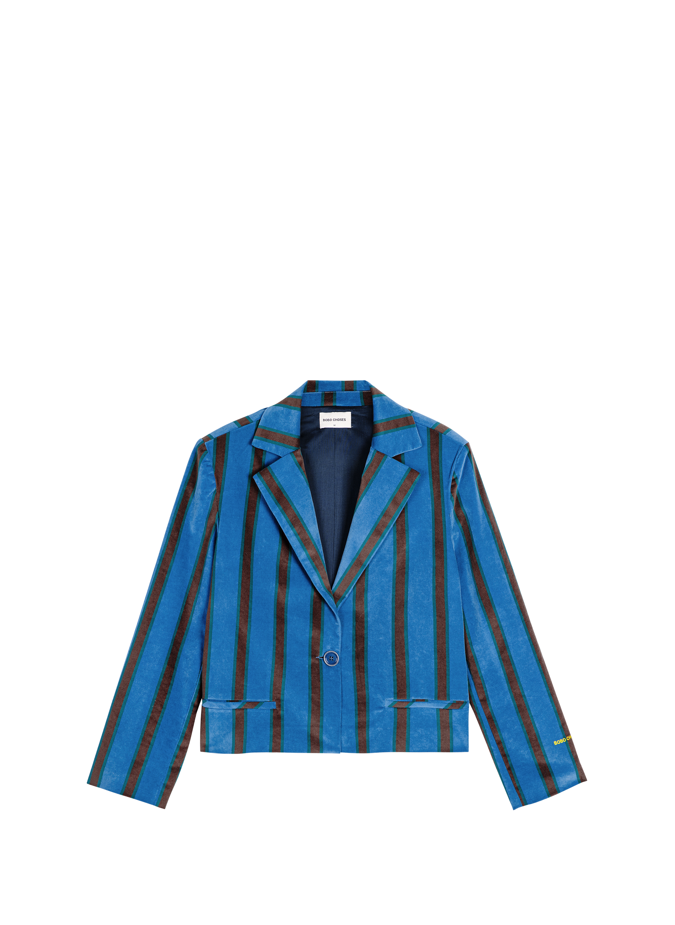 Veste de tailleur courte rayée  BOBO CHOSES Marron