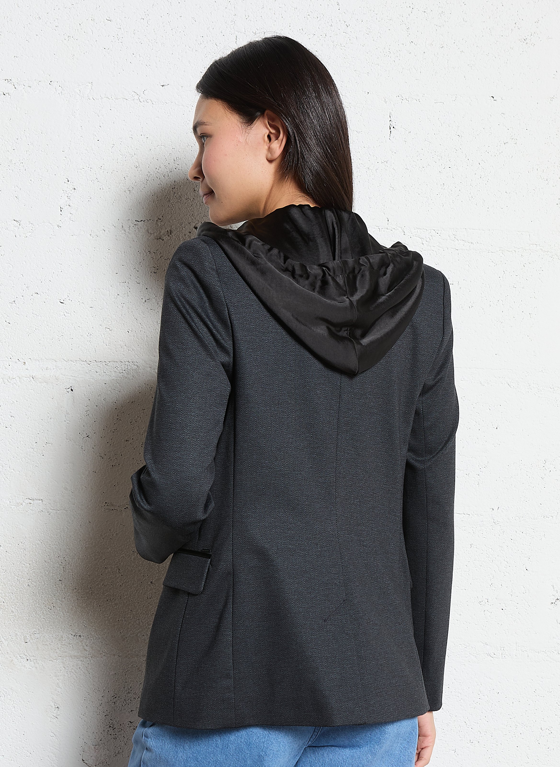 Veste de tailleur ajustée IKKS Gris