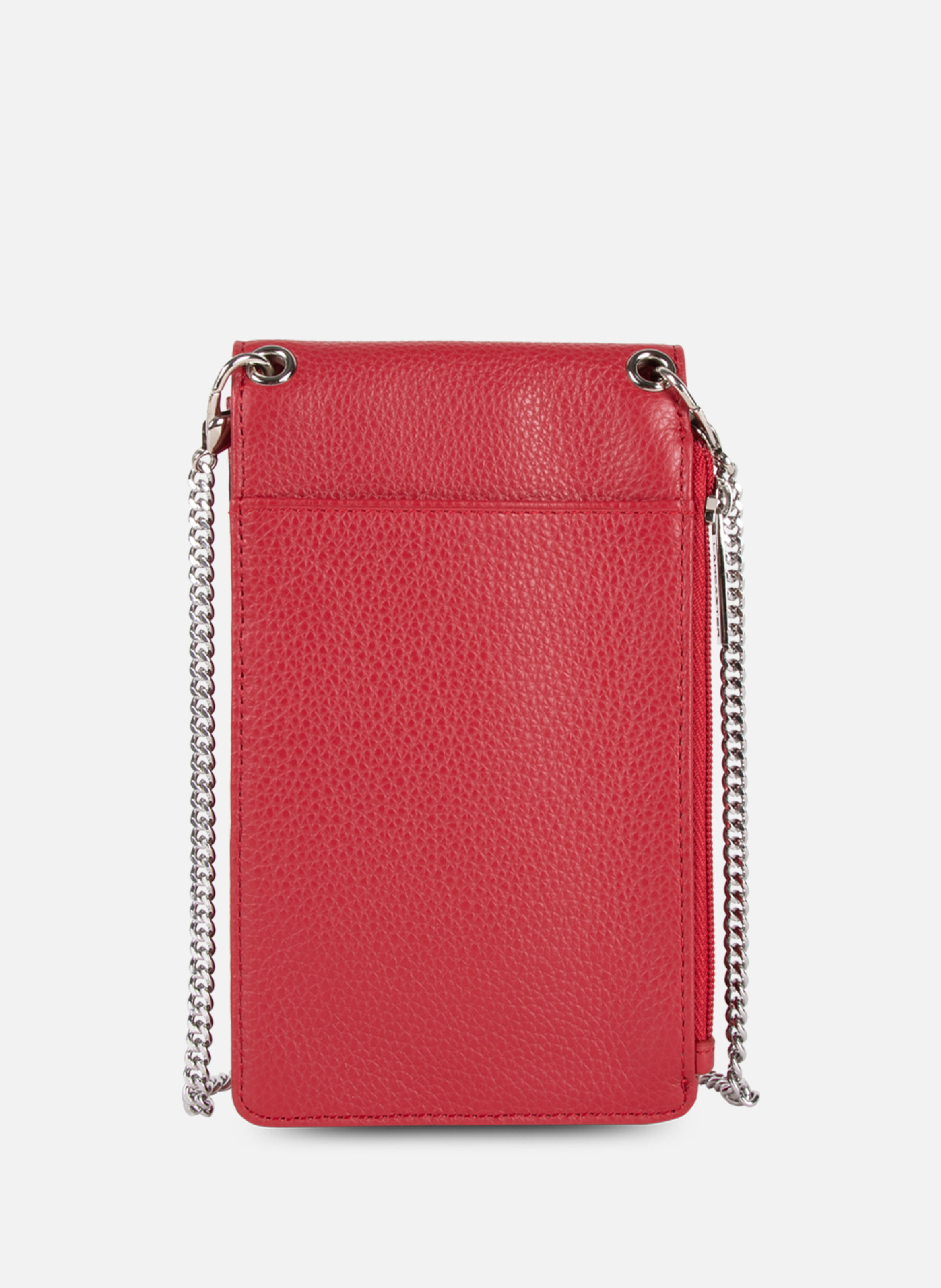 Pochette smartphone - foulonné pm LANCASTER Rouge