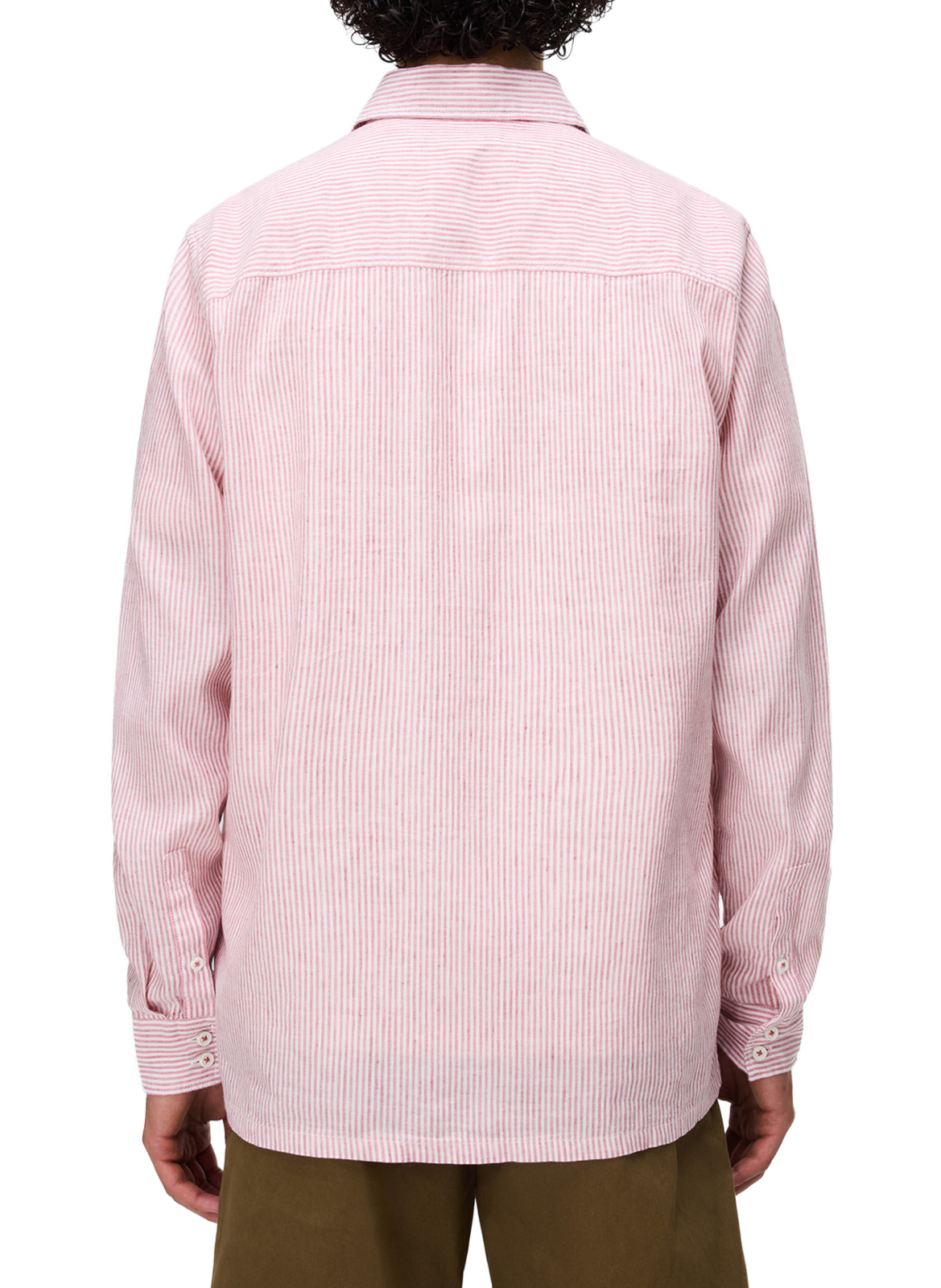 Chemise droite Brolio en coton et lin NAPAPIJRI Multicolore