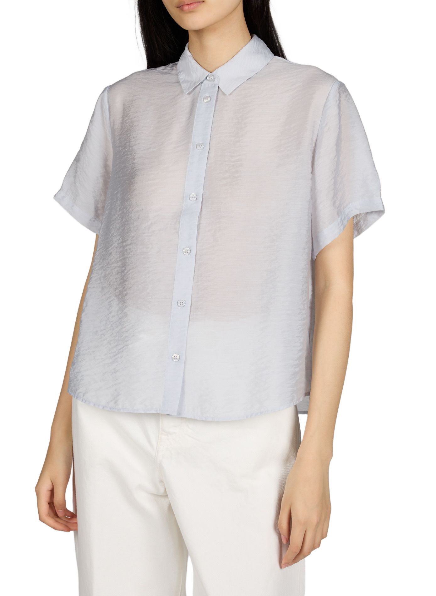 Samina silk blend shirt SAMSOE SAMSOE Grey