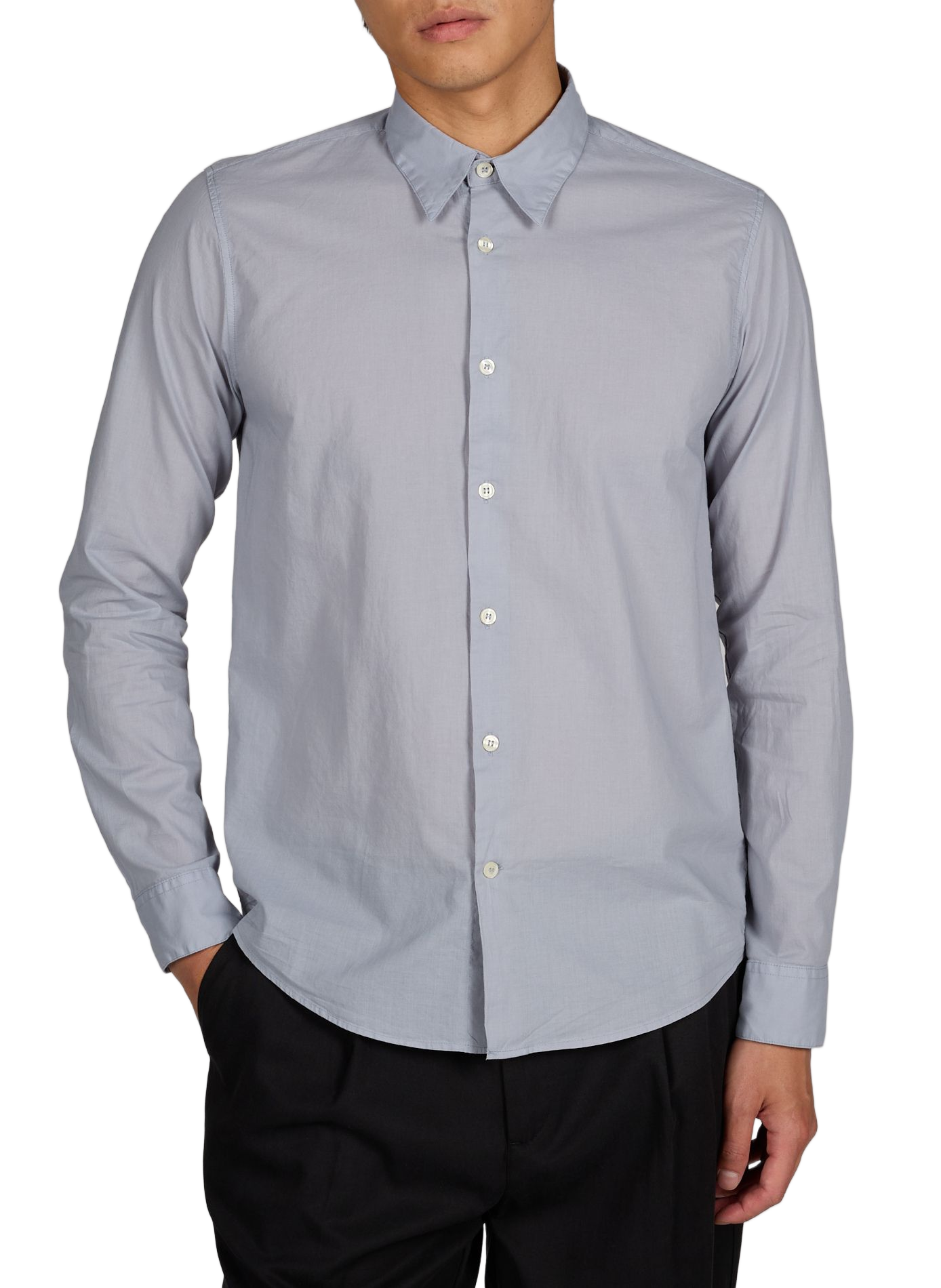 Chemise col classique en coton LAFAURIE Bleu