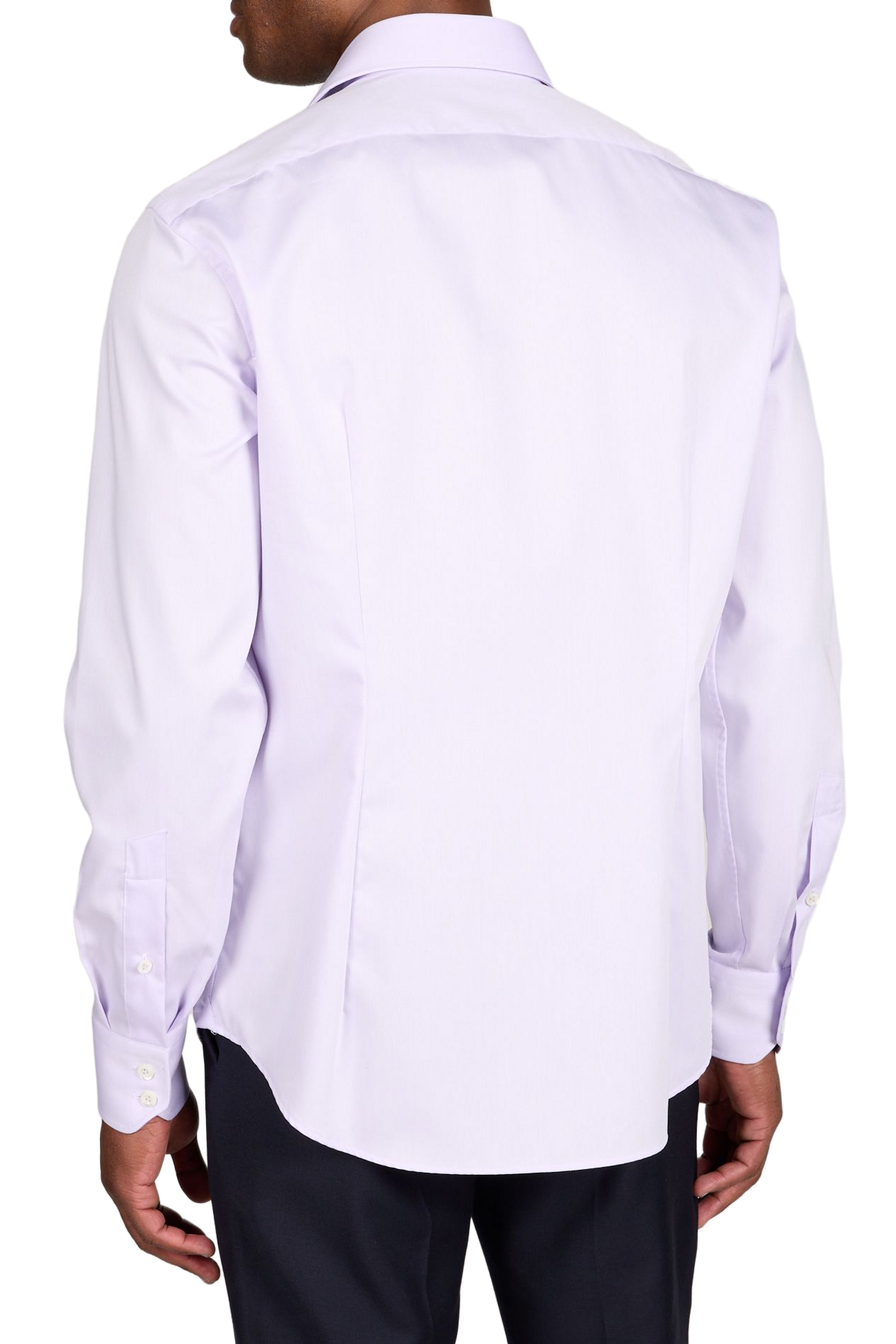 Chemise unie col classique en coton VAN LAACK Rose