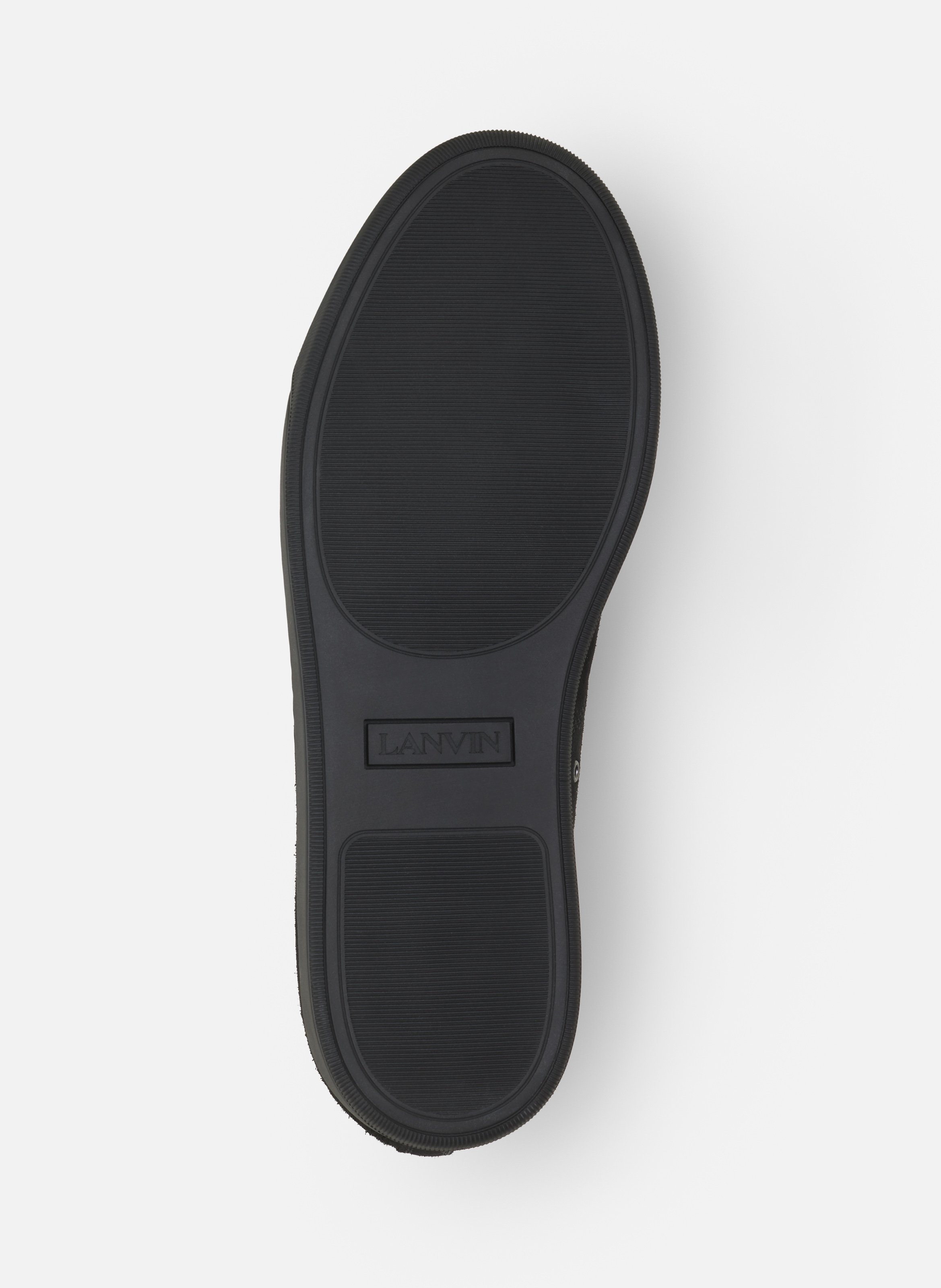 Sneakers dbb1 zip en suede LANVIN Noir