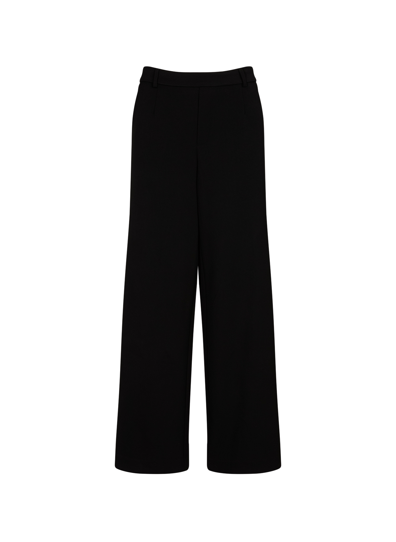High-waisted wide-leg pants VILA Black