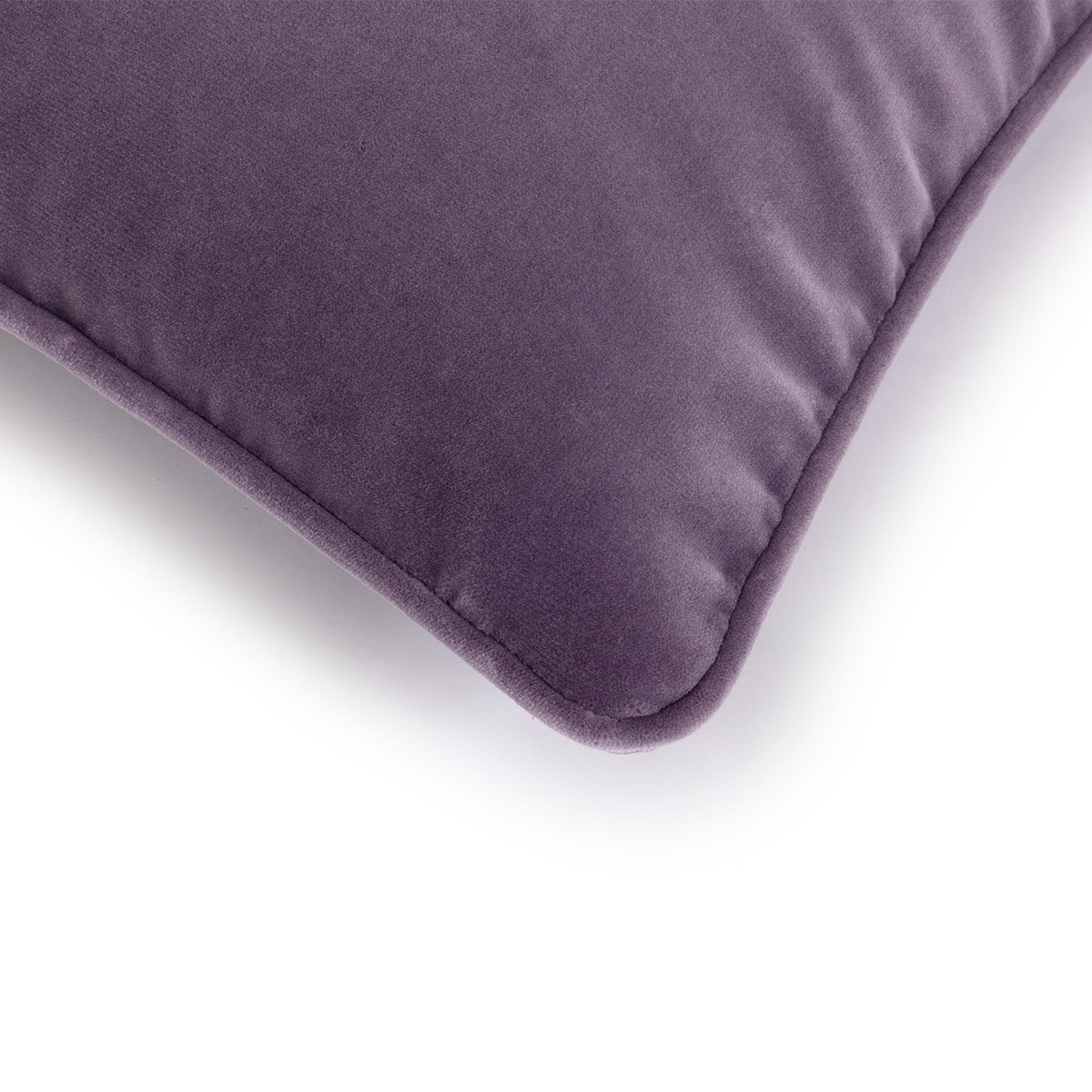 Housse de coussin en velours, divan YVES DELORME Bleu
