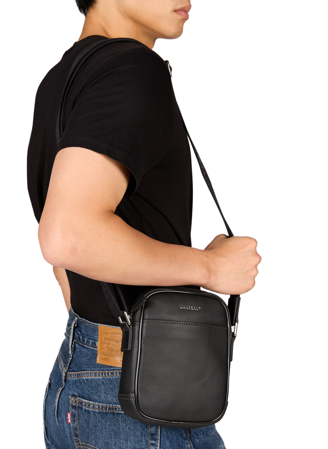 Leather pouch CHABRAND Black